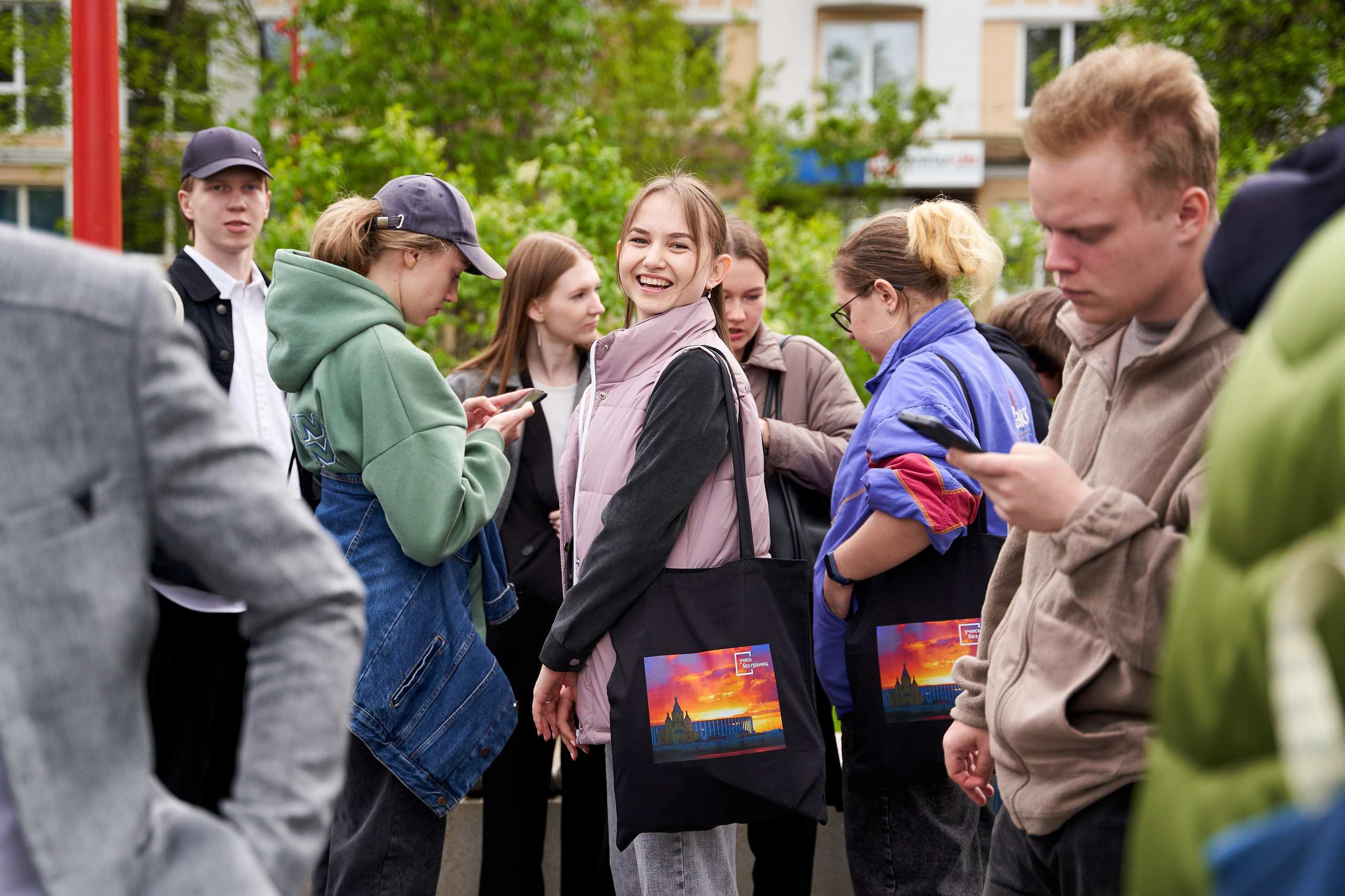 Городской квест в рамках регионального фестиваля «Учись без границ». Репортажный фотограф Вилянов Евгений. Нижний Новгород