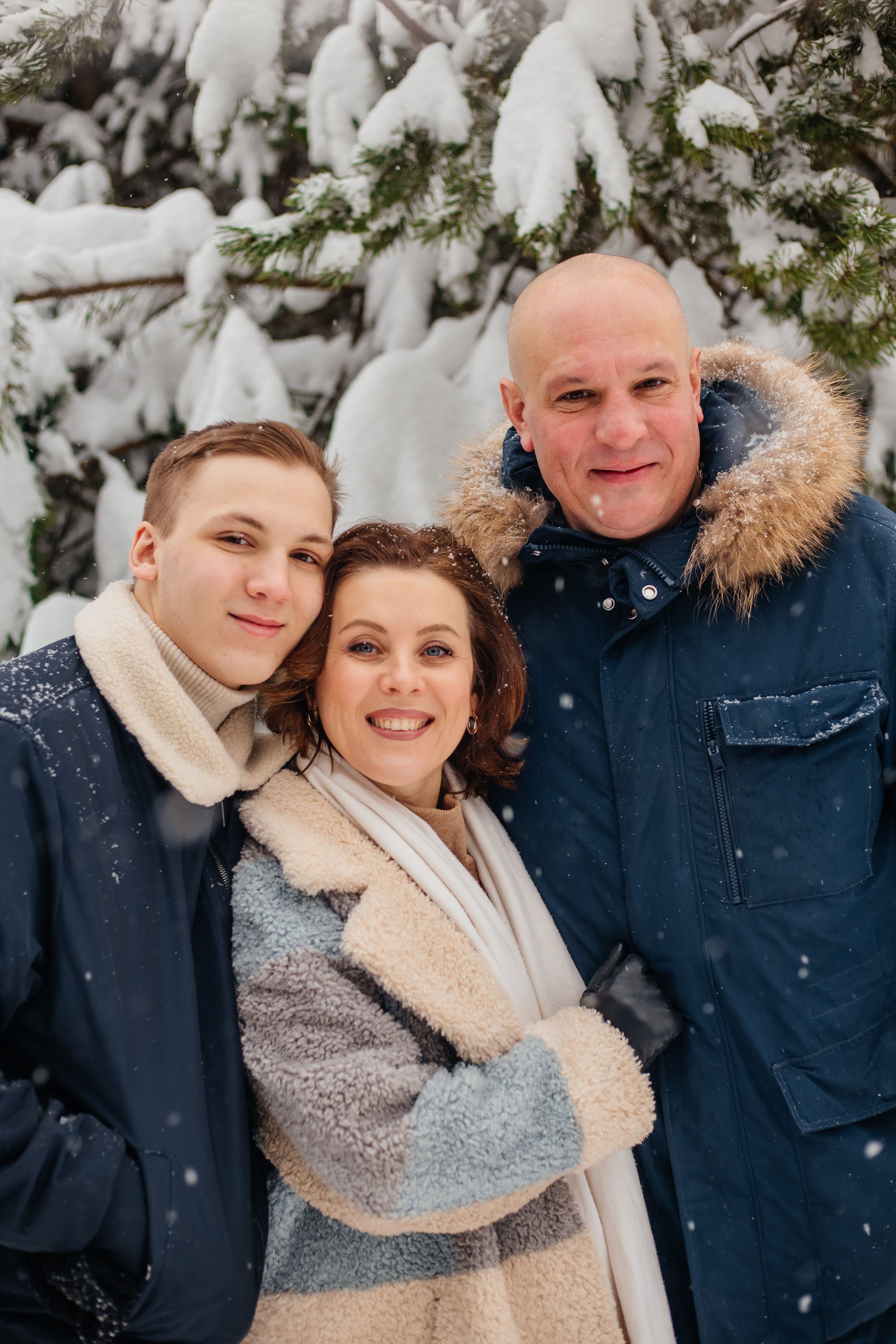 Семейная фотосессия зимой. Коммерческий фотограф в Москве, Наталия Горячева