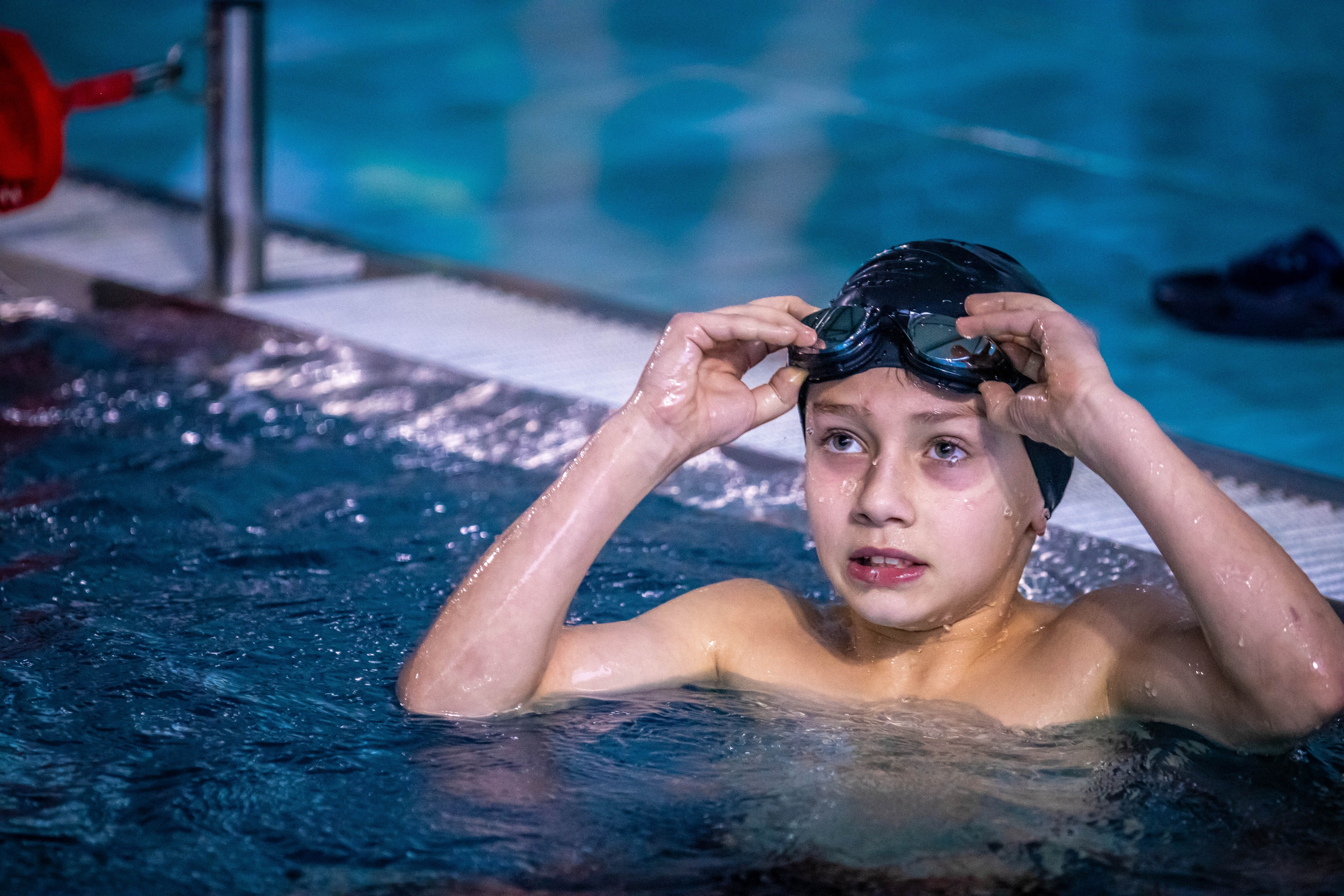 Фотосессия соревнований по плаванию в Пушкино Московской области