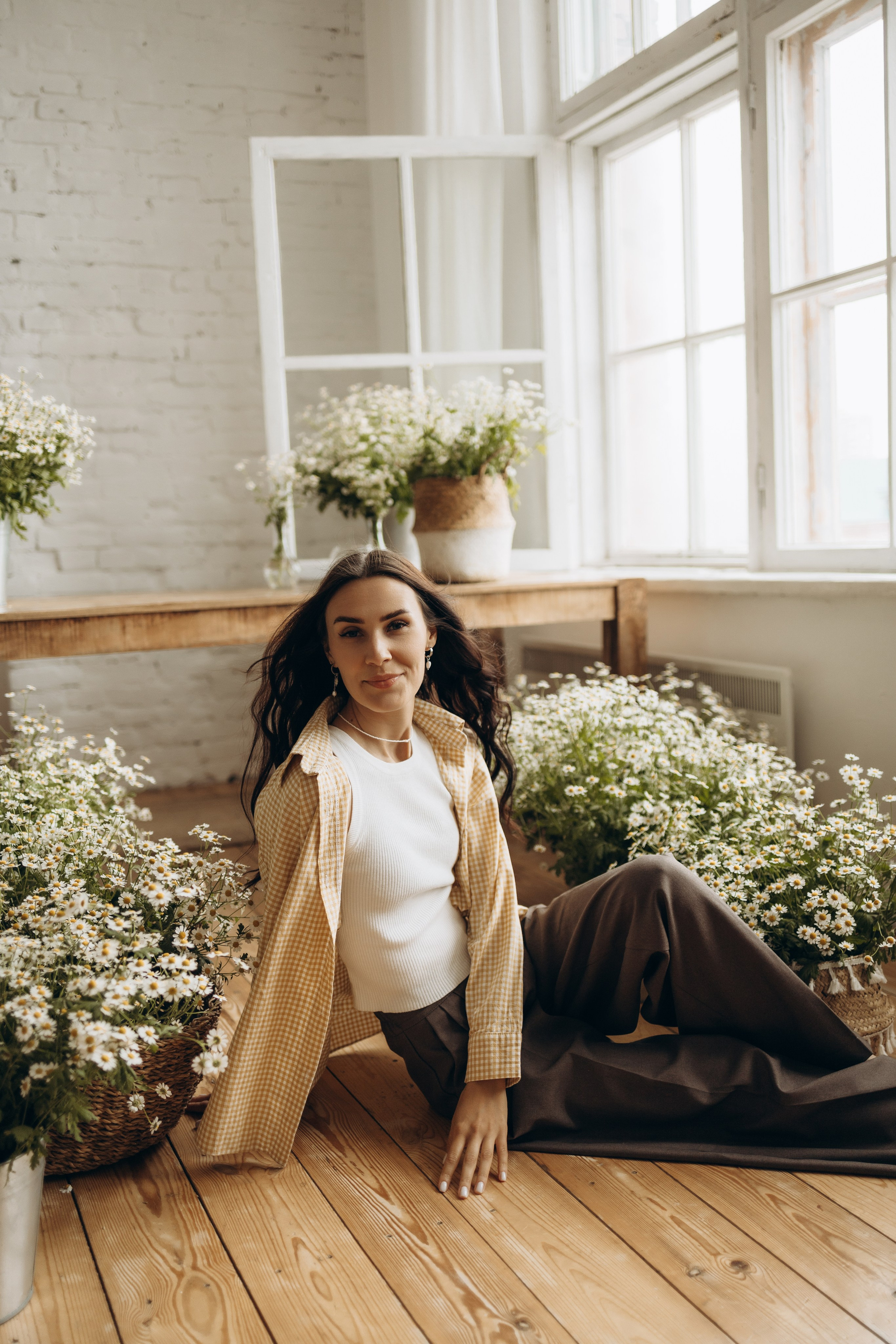 Вика ромашки. Самый теплый фотограф в Краснодаре Рябоконь Ксения