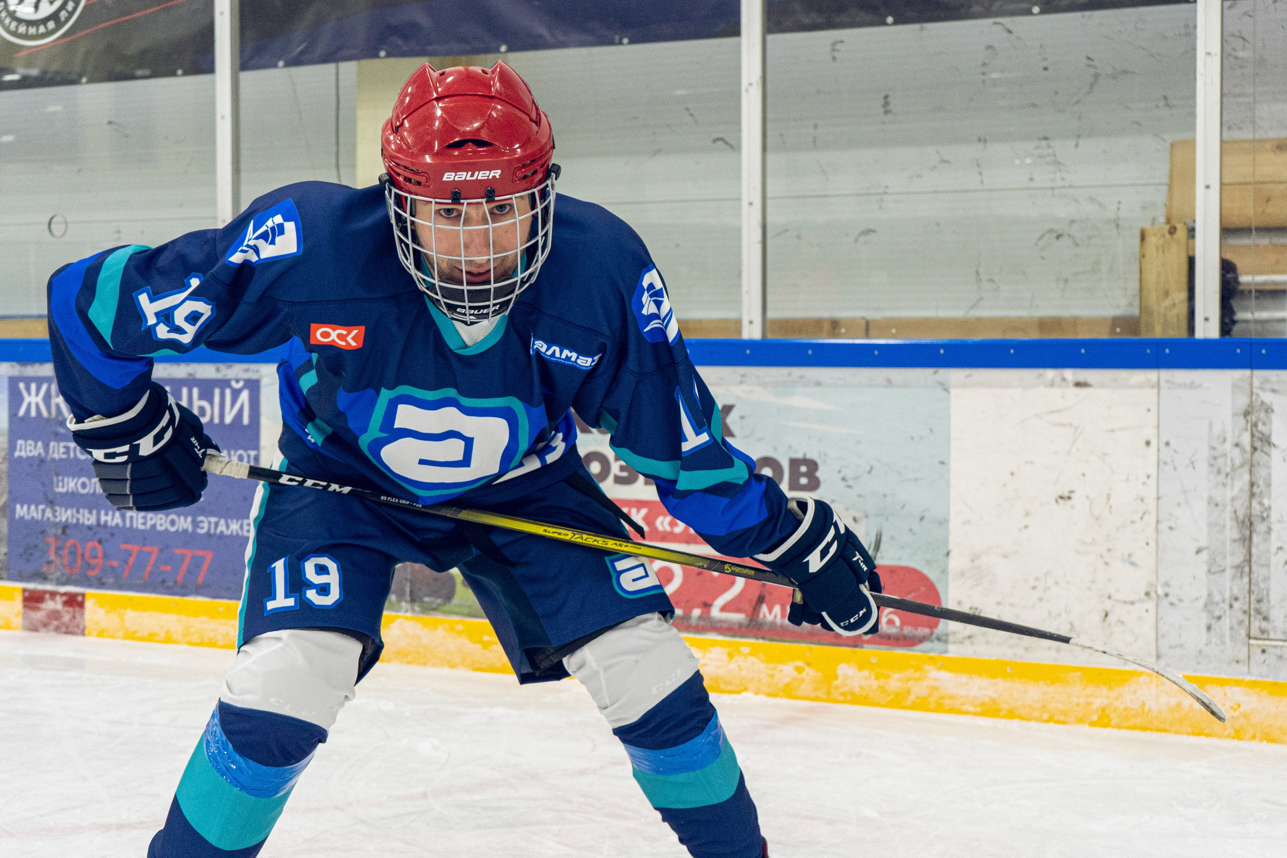 Тренировка по хоккею «ЦМКБ «Алмаз»