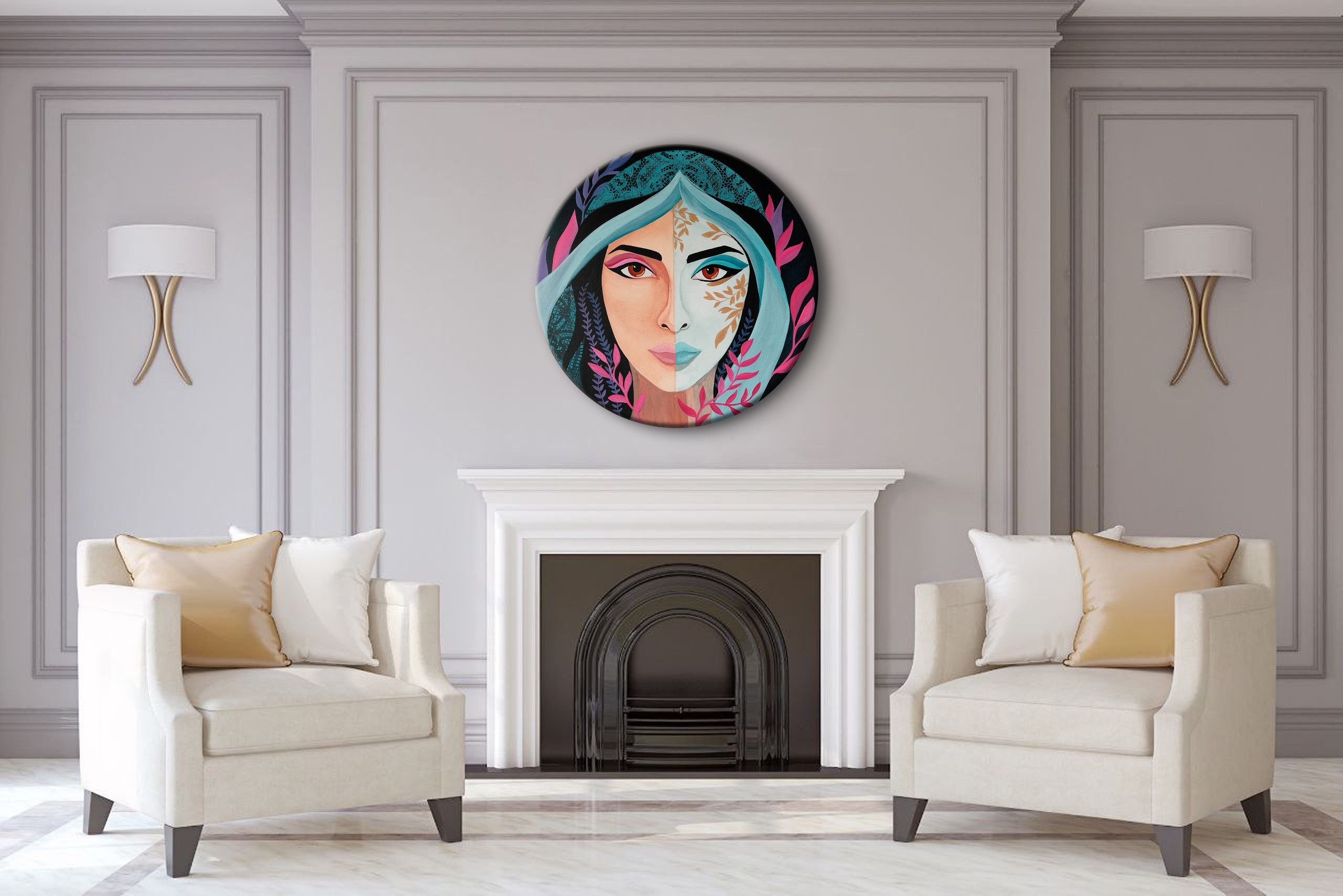 СОТВОРЕНИЕ МИРА. Художник Анастасия Кисткина, Петербург