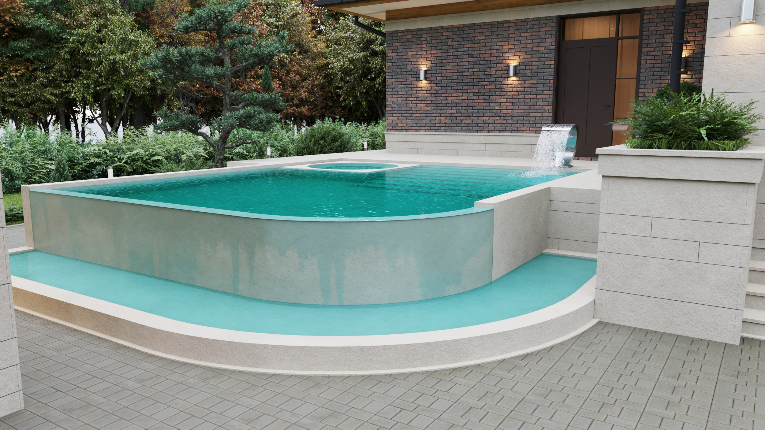 Классика Фрэнка Ллойда Райта без отхождений, комфортный и удобный дом площадью 297 кв.м в Анапском районе недалеко от моря. Архитектор Вера Каракезиди