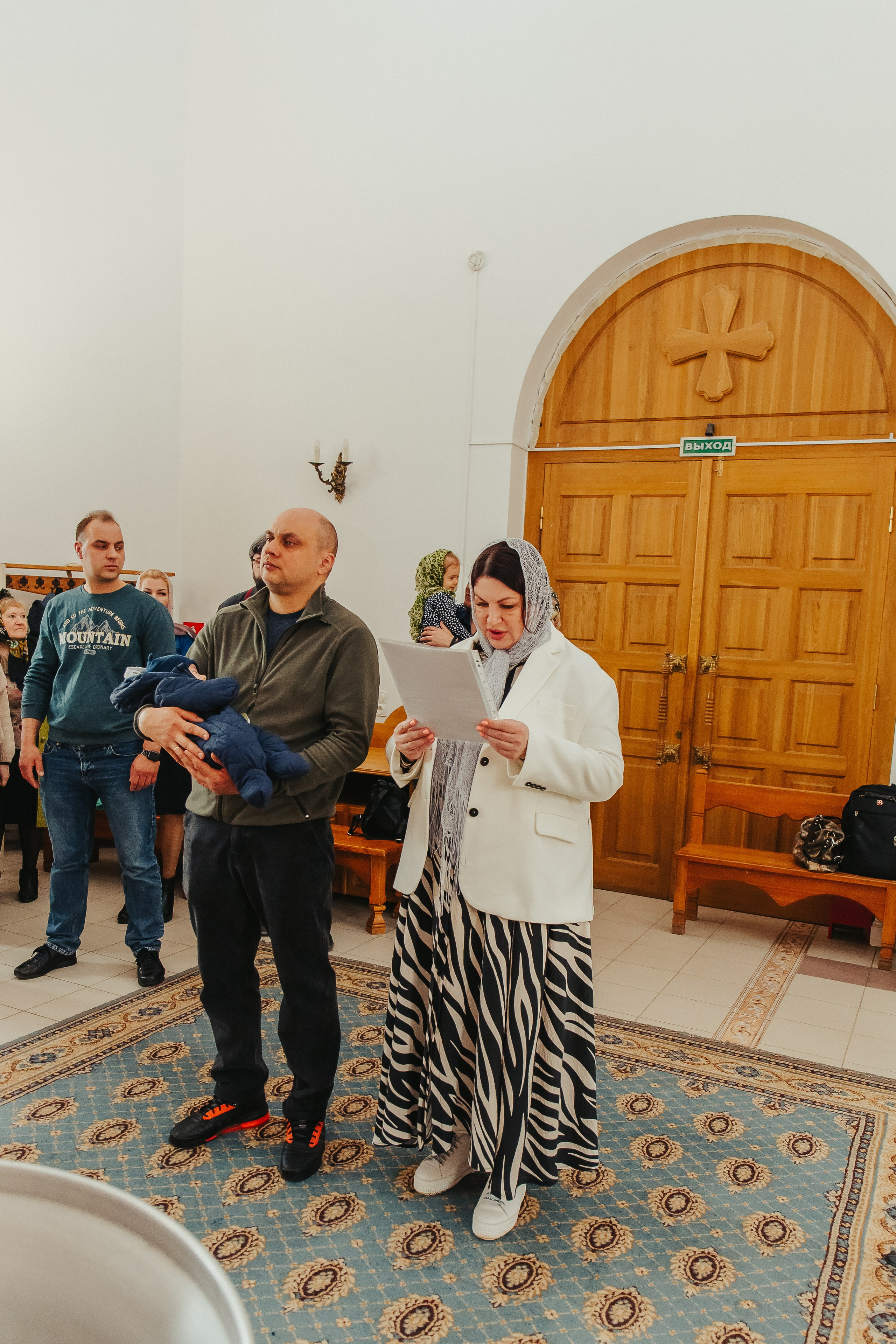 Фотосъемка крещения ребенка. Фотограф новорожденных и детский в Сергиевом Посаде Кругликова Юлия