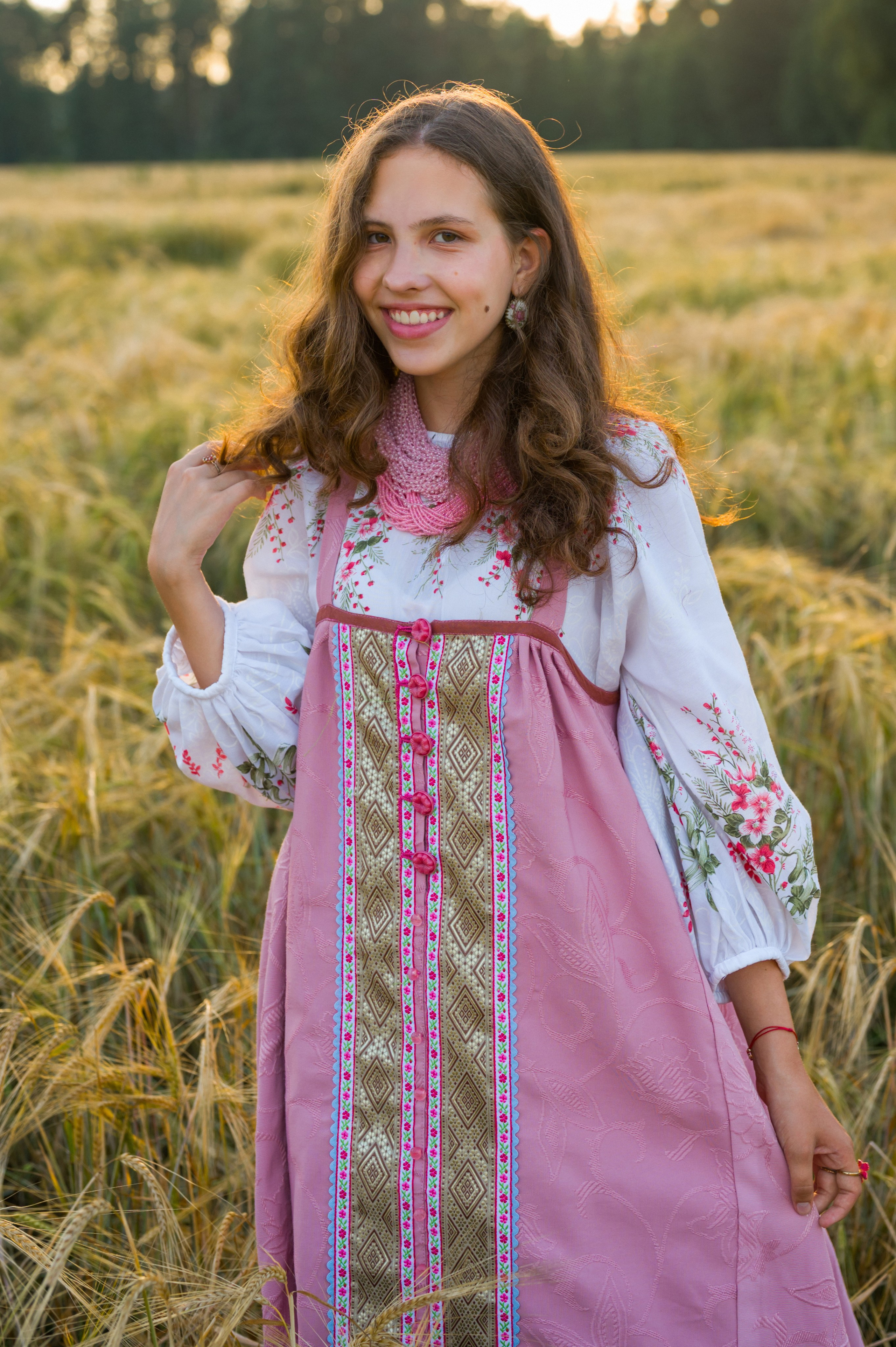 Фотосессия в русском народном костюме. Фотограф Юлия Кондратьева