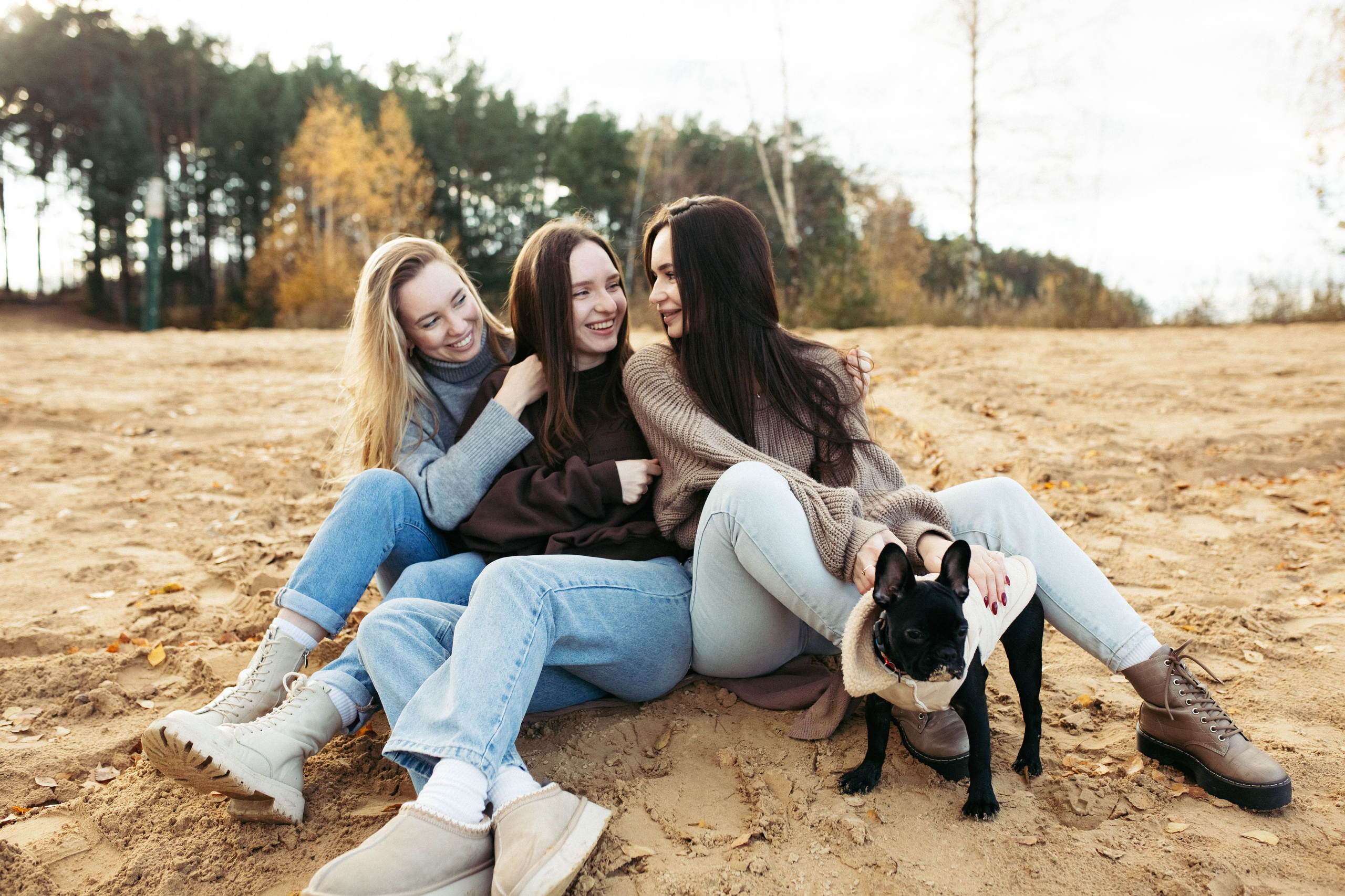 Подружки Алена Лера и Аня. Семейный и женский фотограф в Москве/Твери. Меня зовут Яна Гош