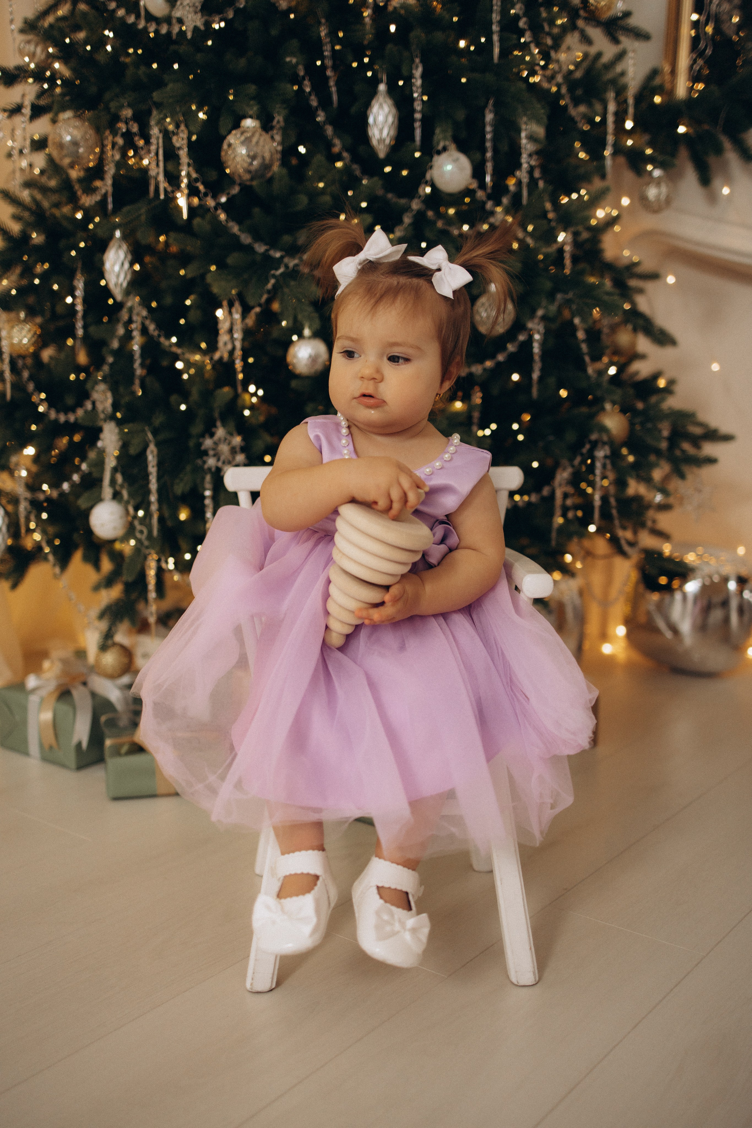 Новый год маленькой Анечки. Семейный фотограф в Москве Анастасия Шалда