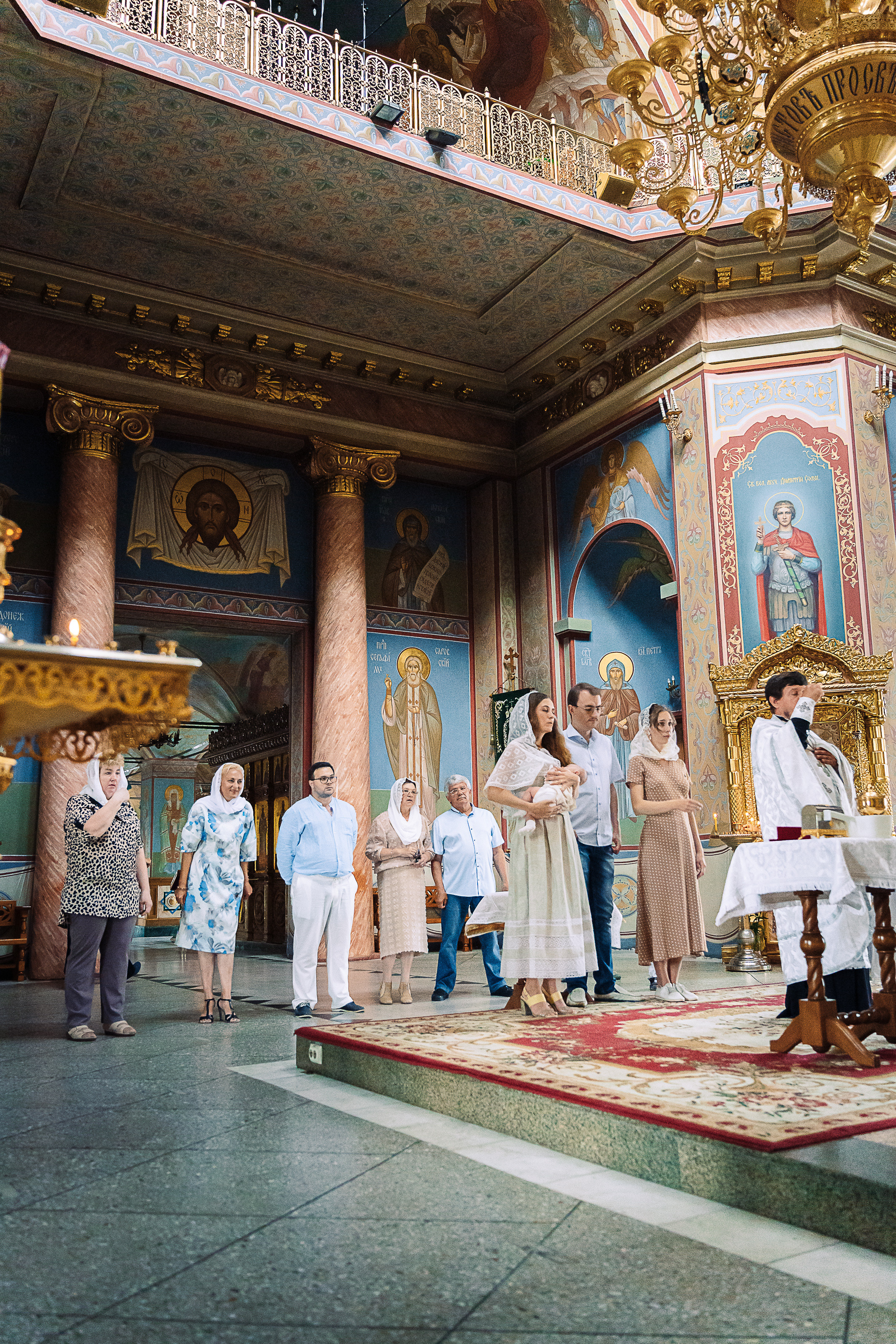 Крещение в Покровском соборе г. Воронежа