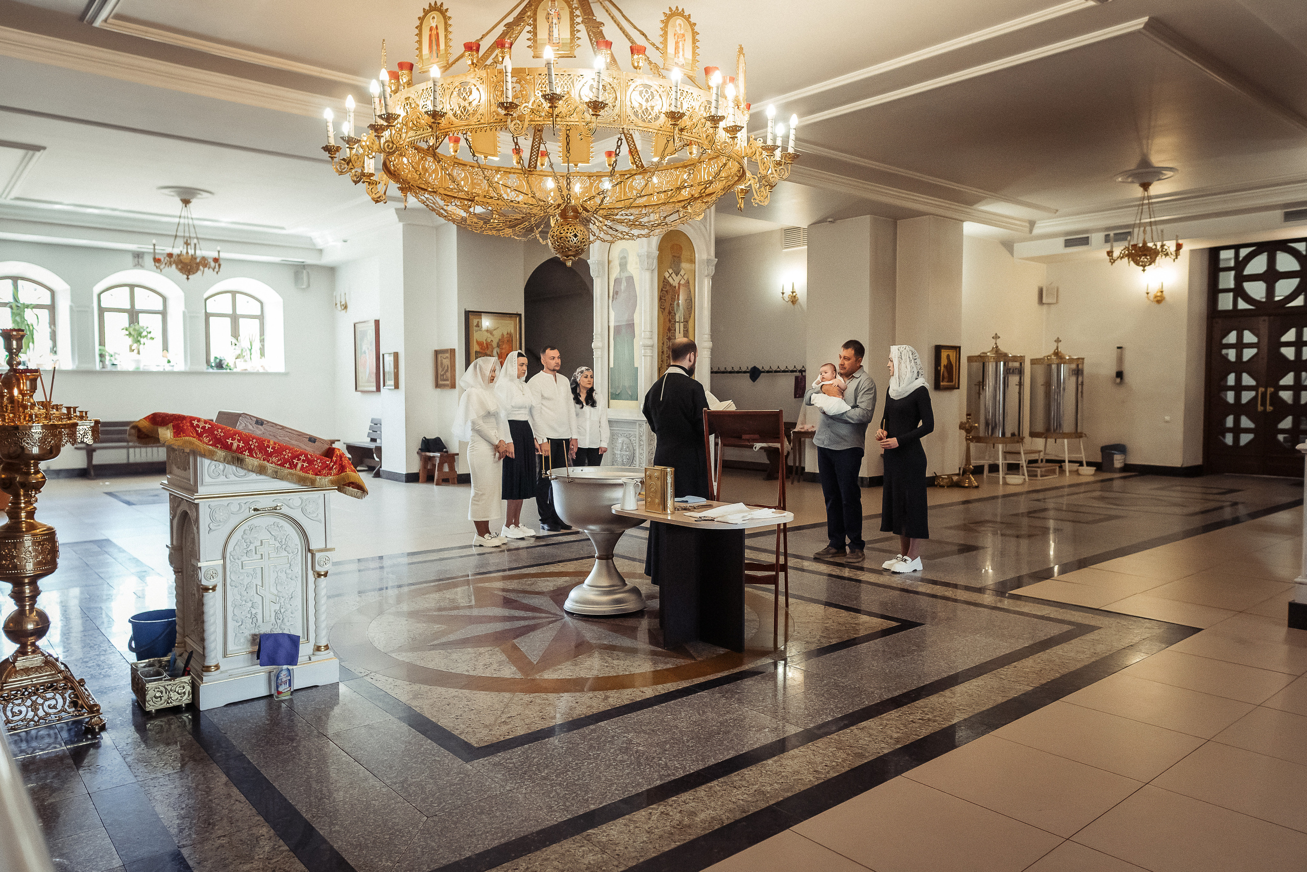 Крещение в храме Всецарица, г. Воронеж