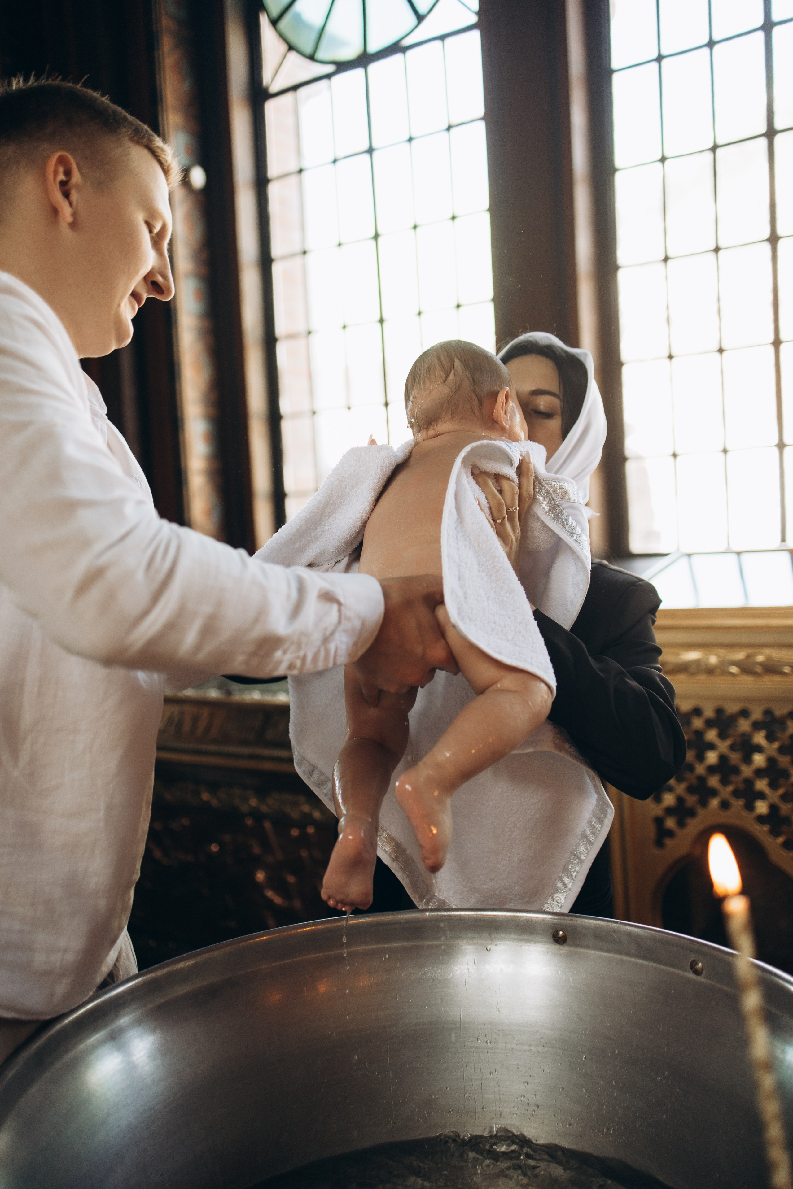Крещение. Самый теплый фотограф в Краснодаре Рябоконь Ксения