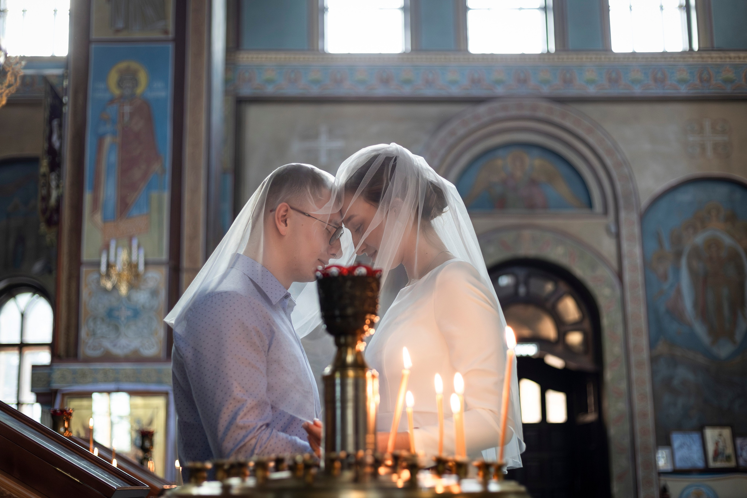Венчание Даниила и Дарии. ТОП Фотограф на Крещение и Венчание Железногорск Алексей Мещеряков