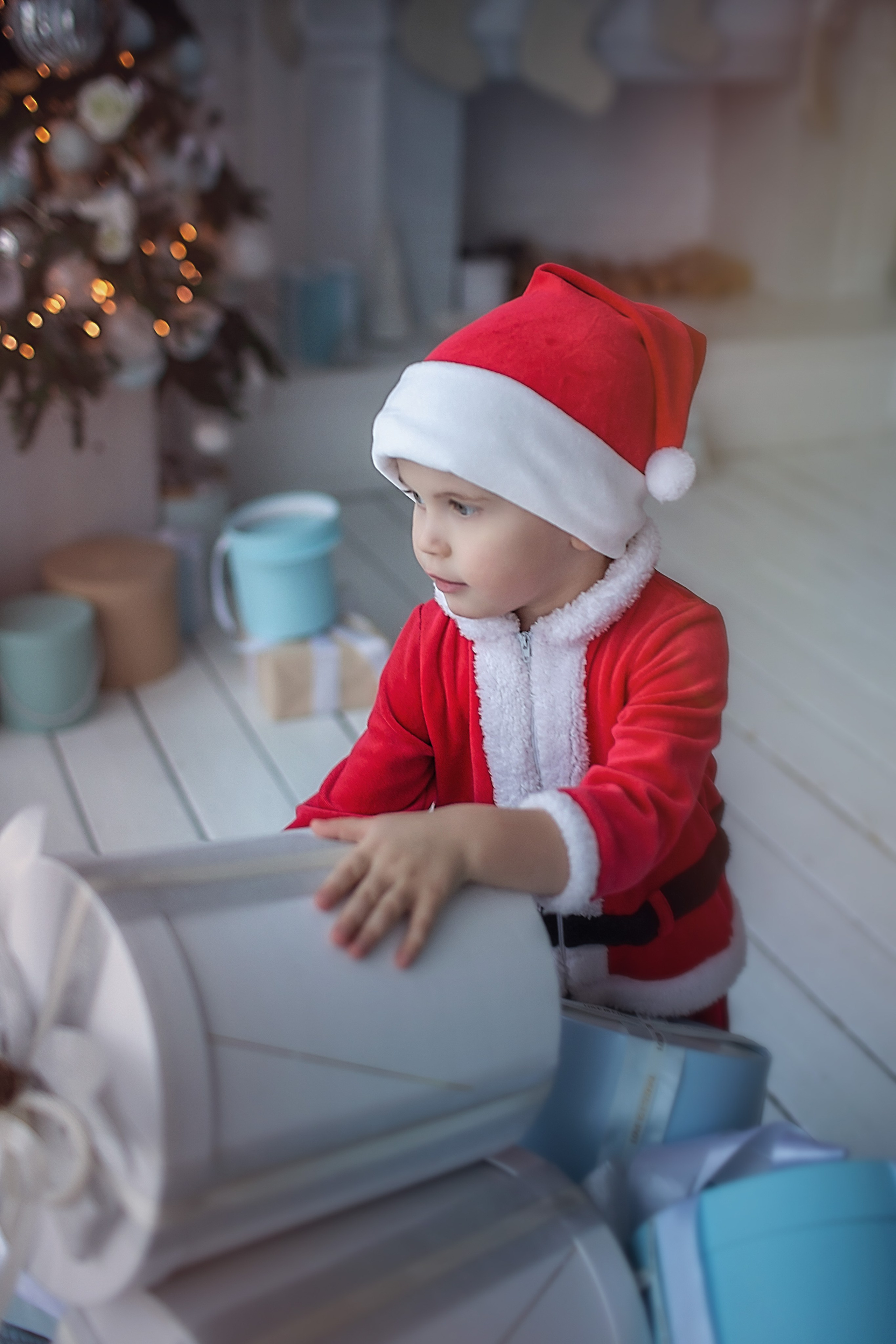 Новогодняя_Катюша с детьми. Семейный фотограф в Санкт-Петербурге