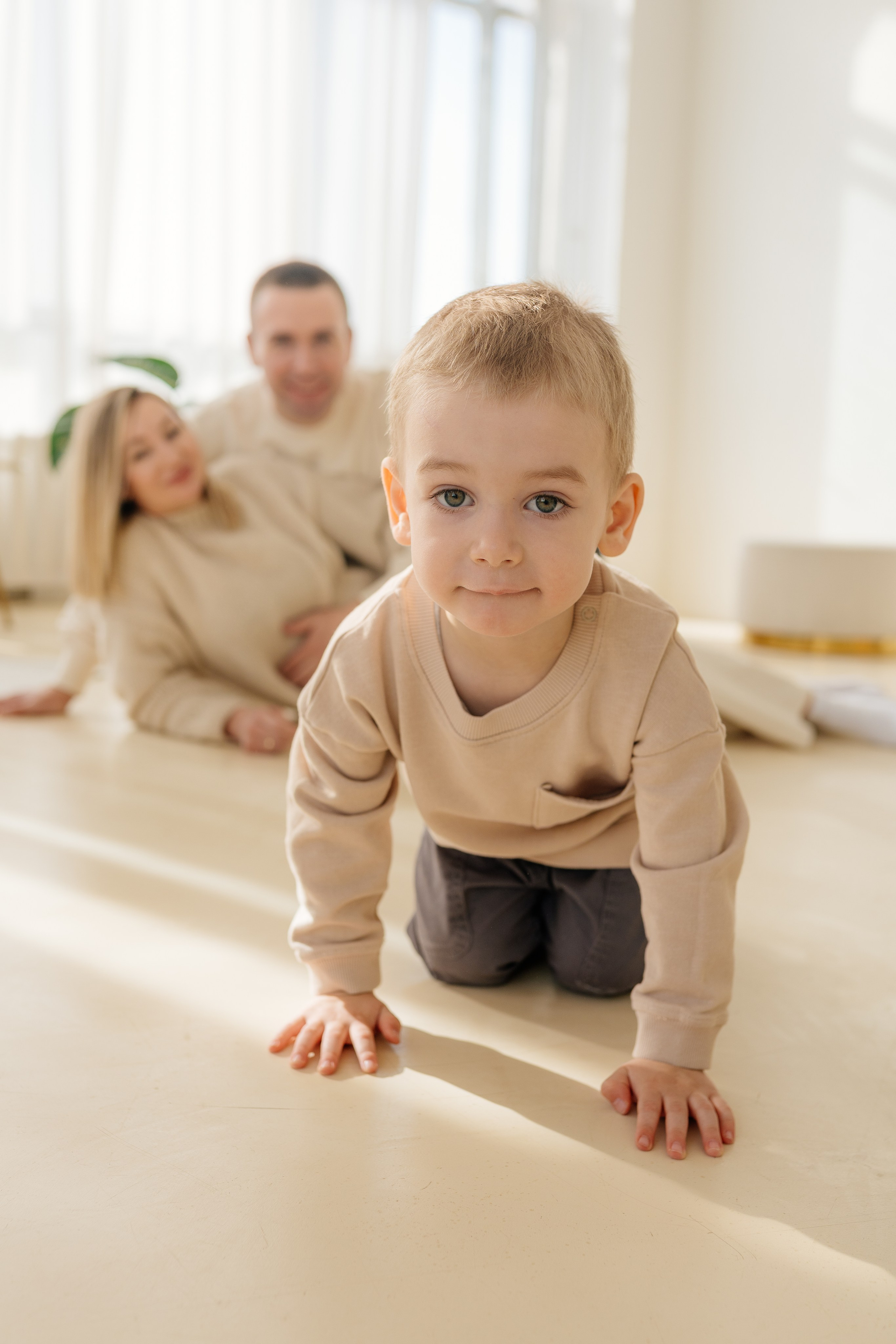 Ольга, Дмитрий и Ваня. Свадебный фотограф в Москве Анна Полушина