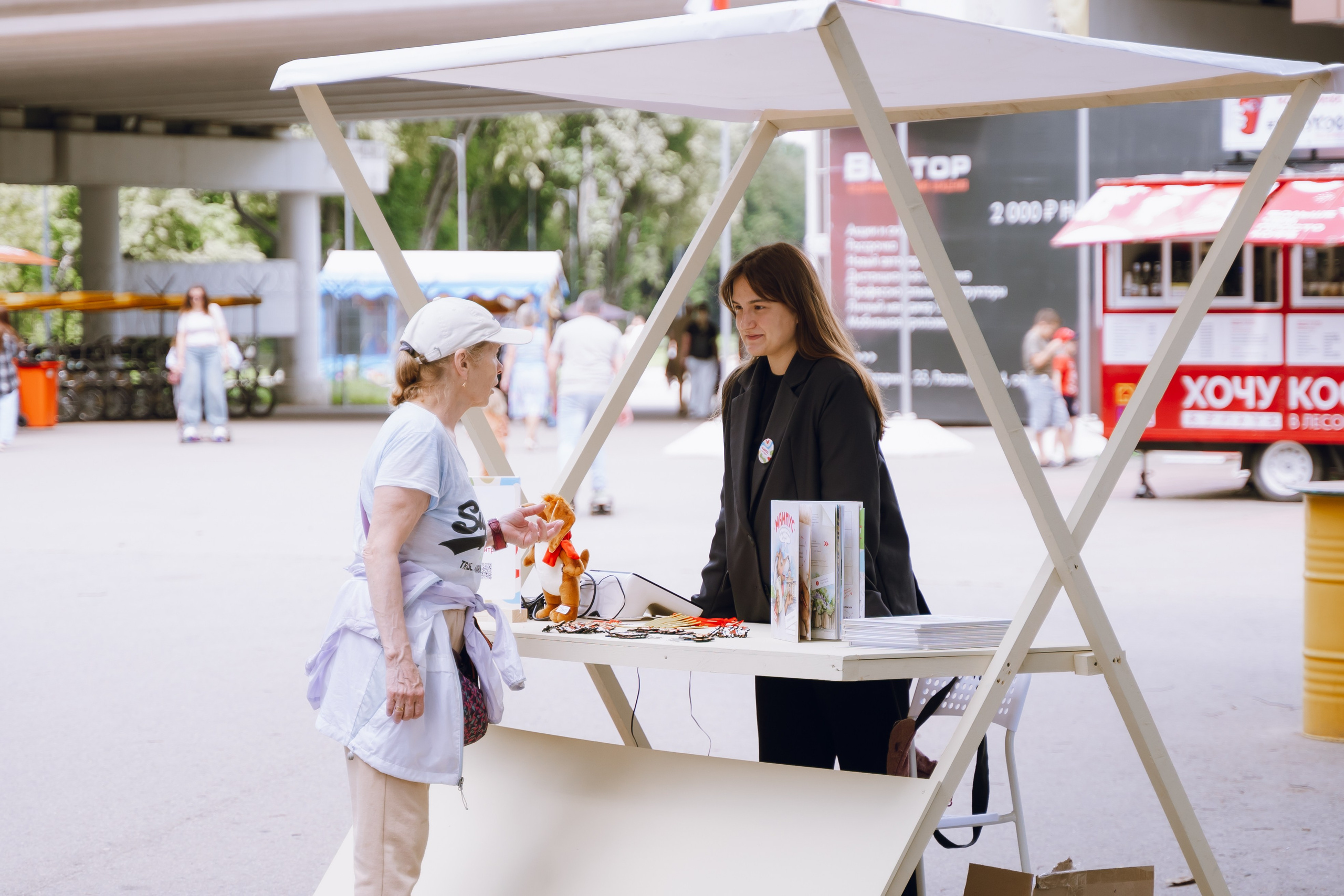 Площадка фестиваля «Мампус и его друзья» в Лесопарке 2025. Фотограф Надежда Погребняк | Рязань | Москва