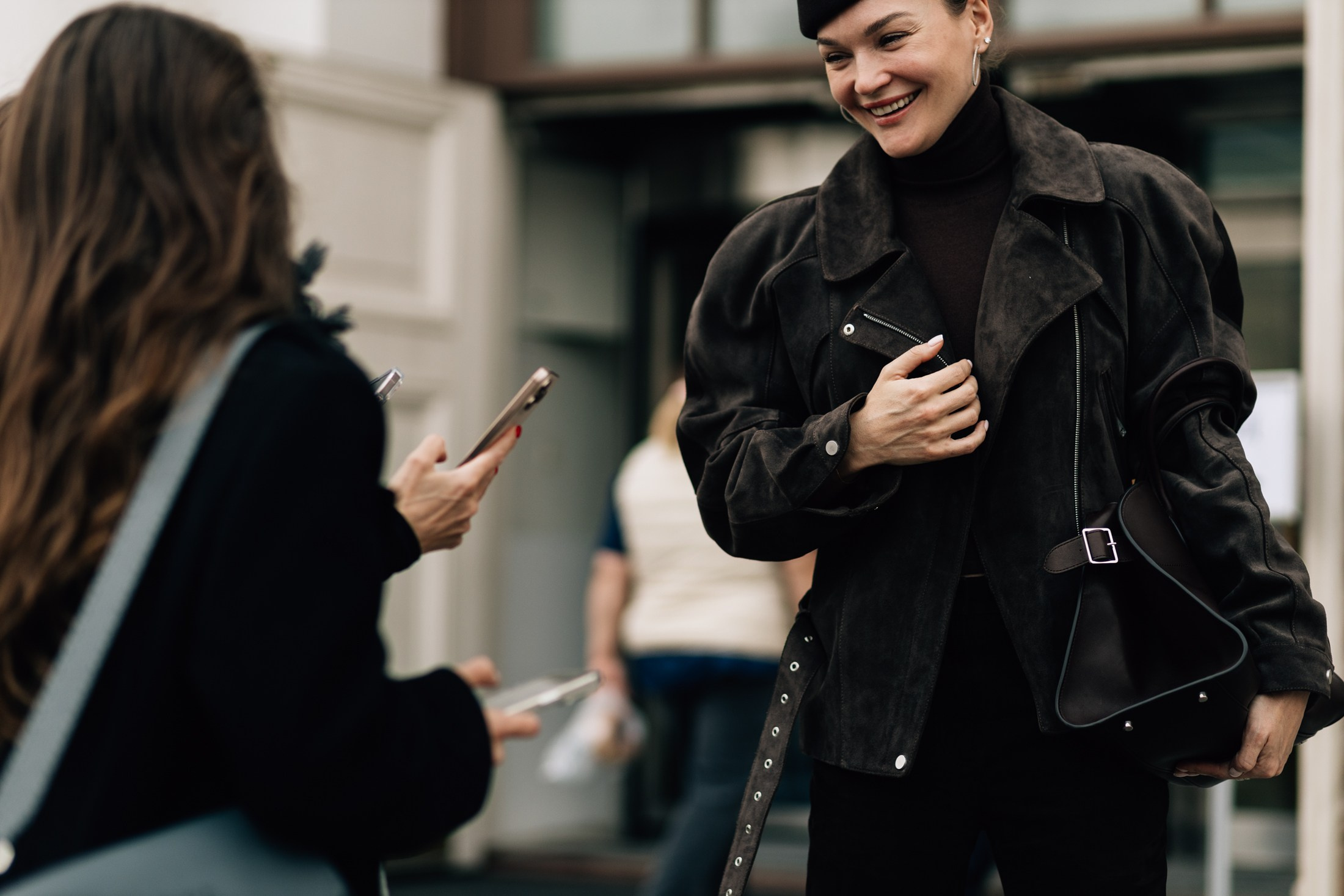 Moscow Fashion Week Streetstyle Day 1. Shami Pezhonov Photography