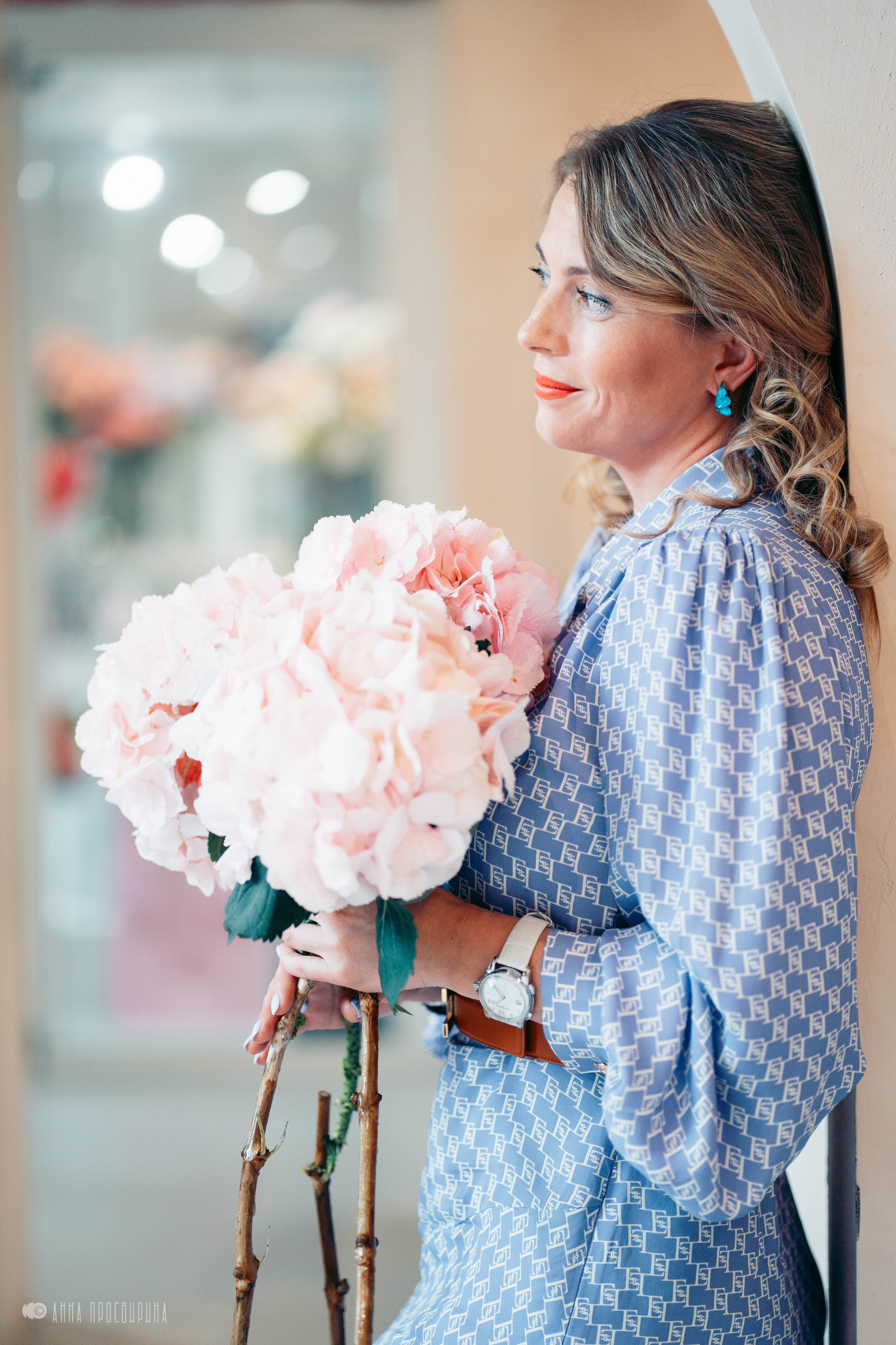 Дождливый фотодень с цветами, Охта. Ваш фотограф в Санкт-Петербурге Анна Просвирина