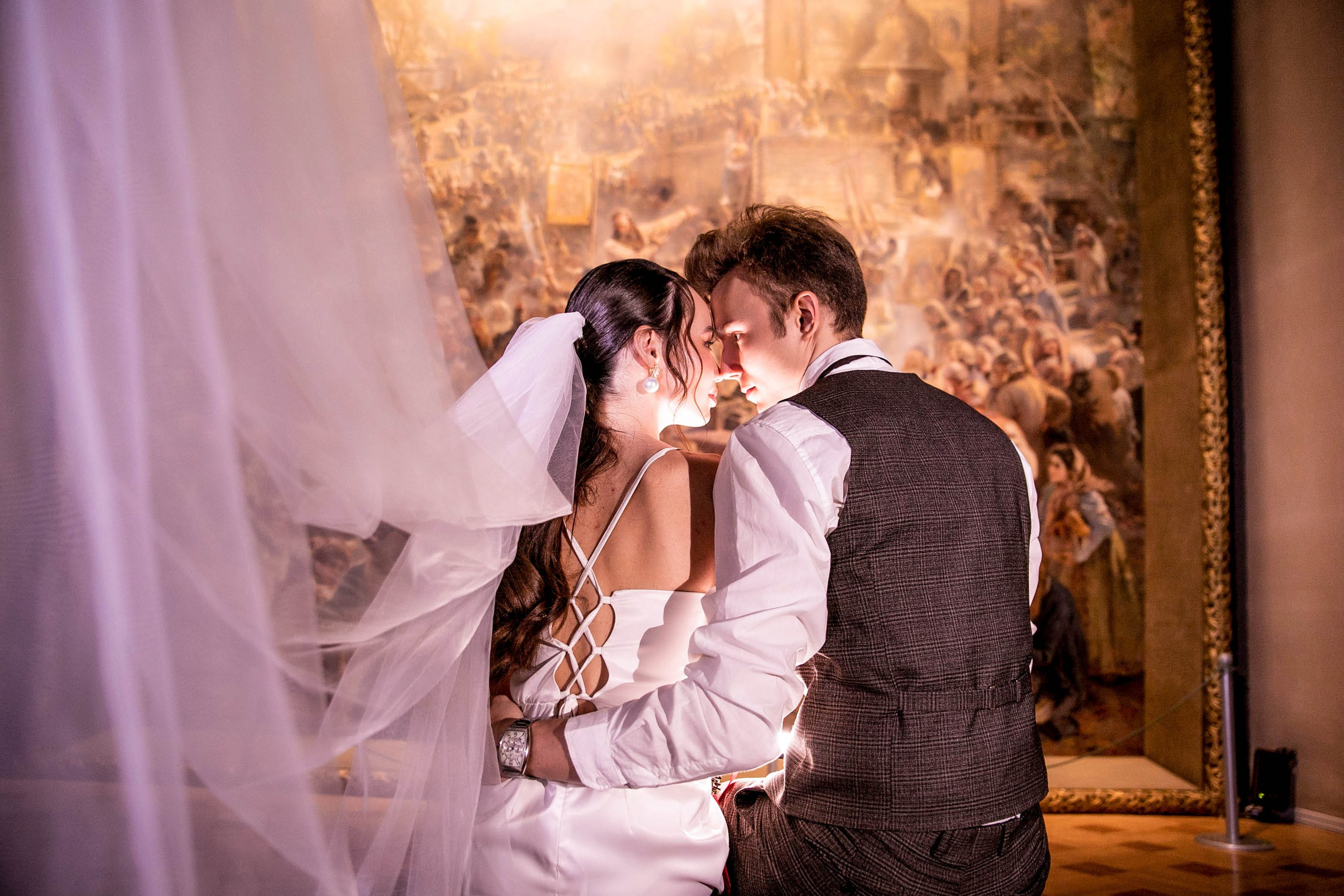 Свадьба в галерее. Свадебный фотограф Александра Мяскова