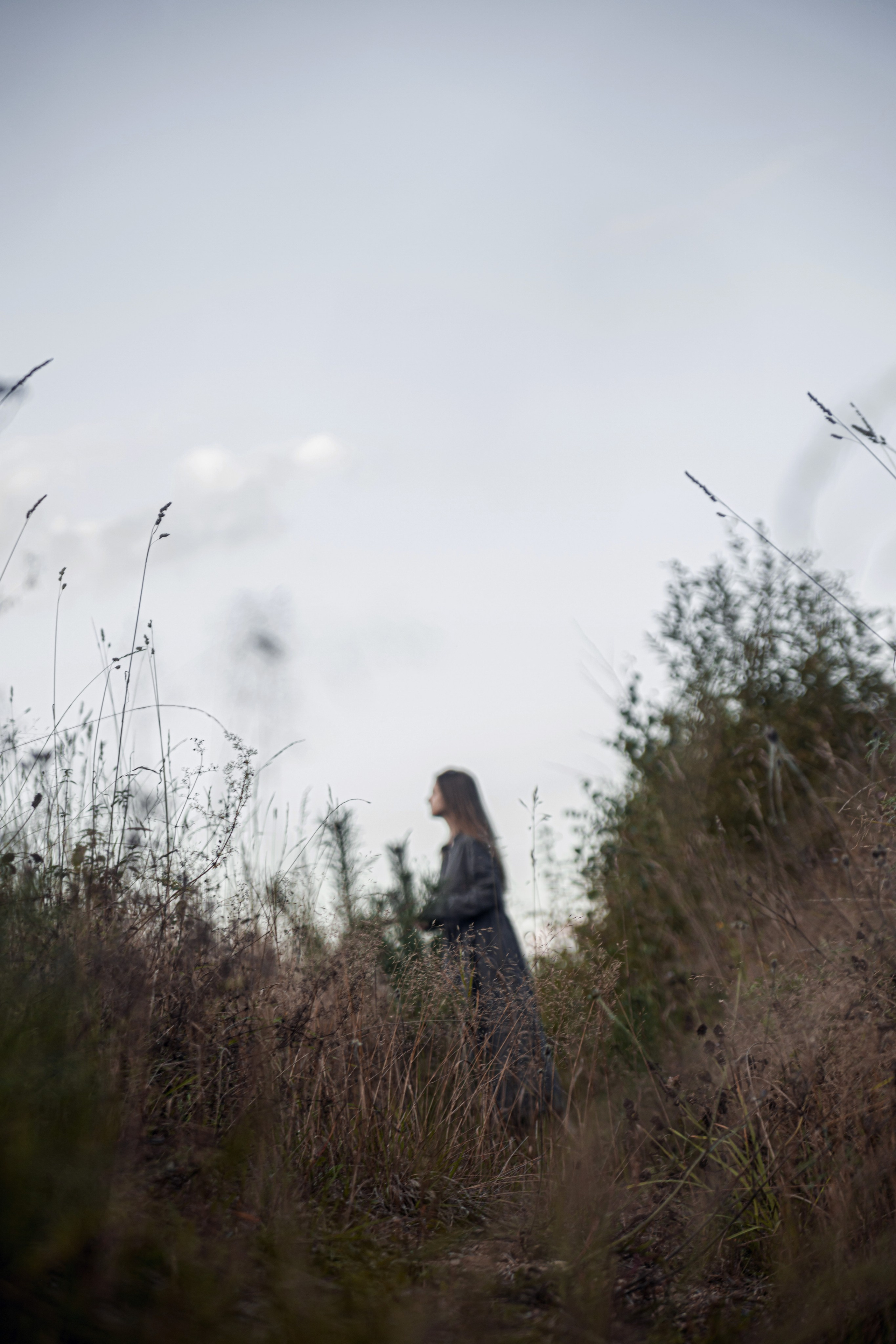 В поле травы. Катя Цвет