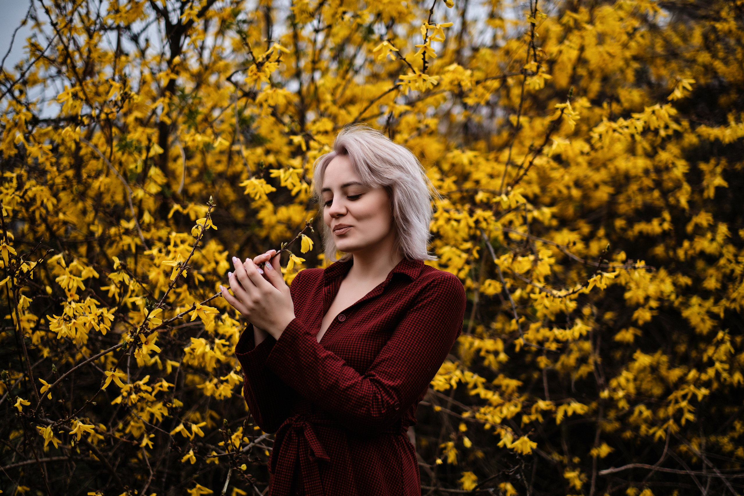 Весенняя фотосессия в Коломенском. Портретная фотосъемка в Москве. Фотограф Алексей Афанасьев