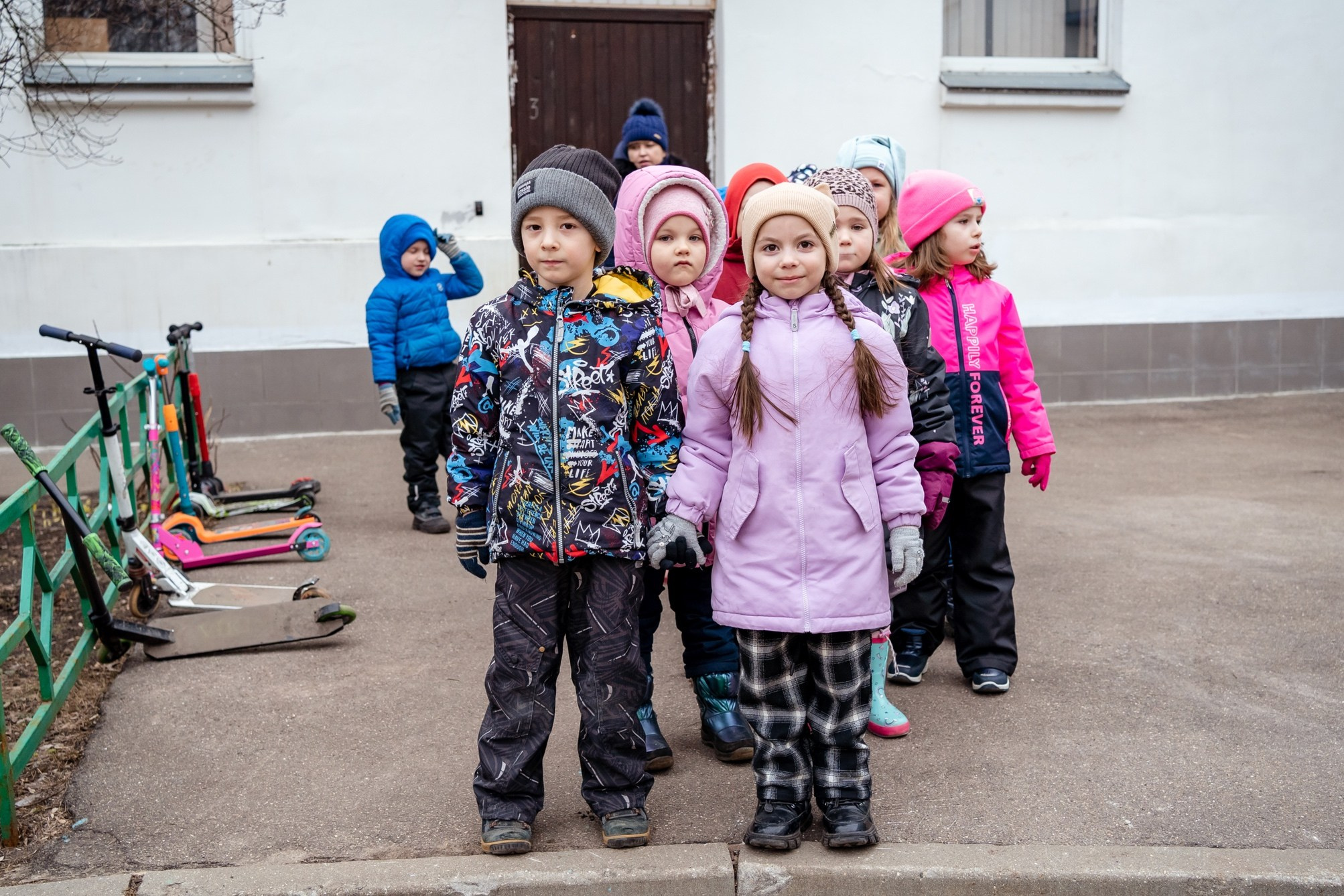 Детский садик. Семейный фотограф Варвара Сорока в городе Москве