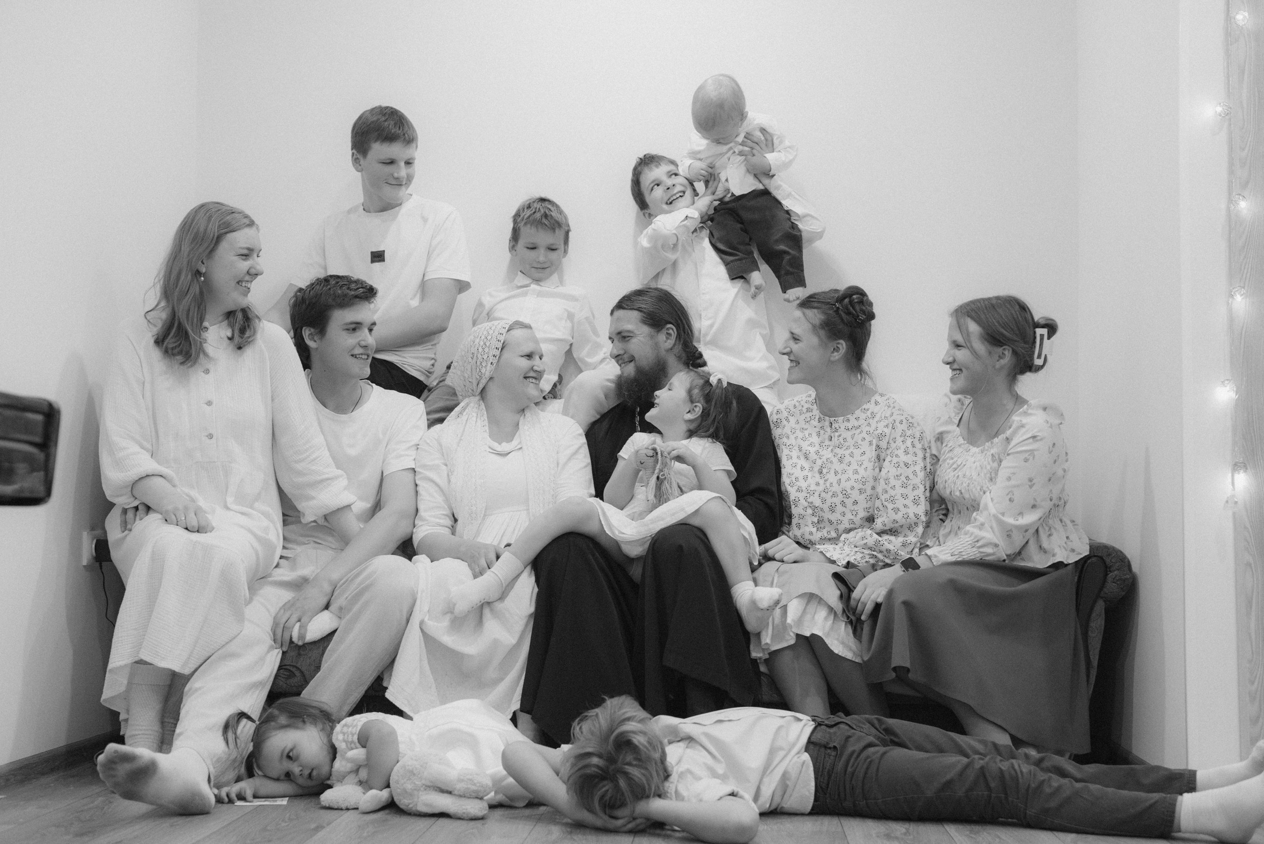 Семья иерея Георгия. Пленочное. Витязевы. Семейный фотограф на крещение, венчание в Иваново Галина Скурихина