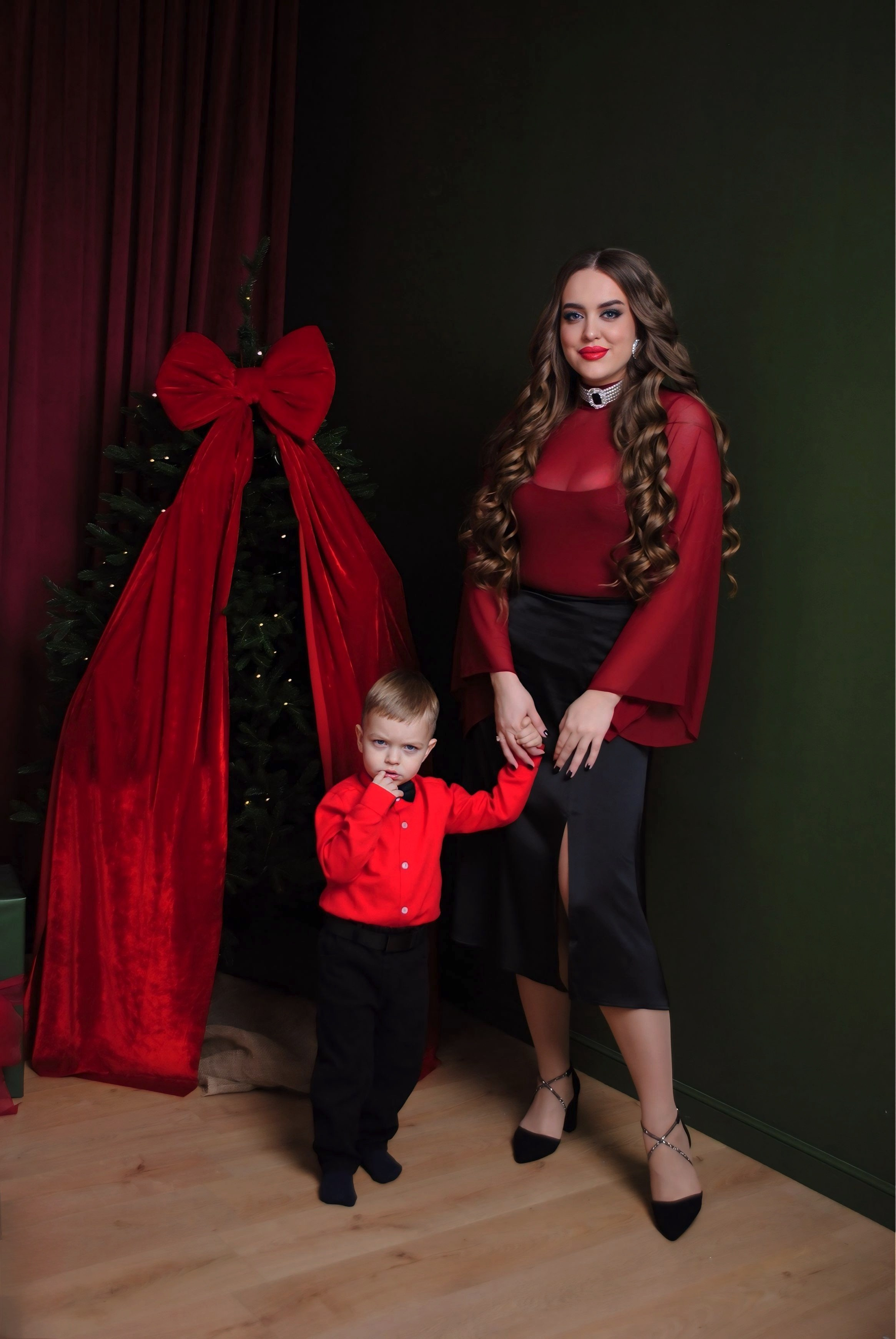 Настя и семья. Фотограф Мария Мусаелян