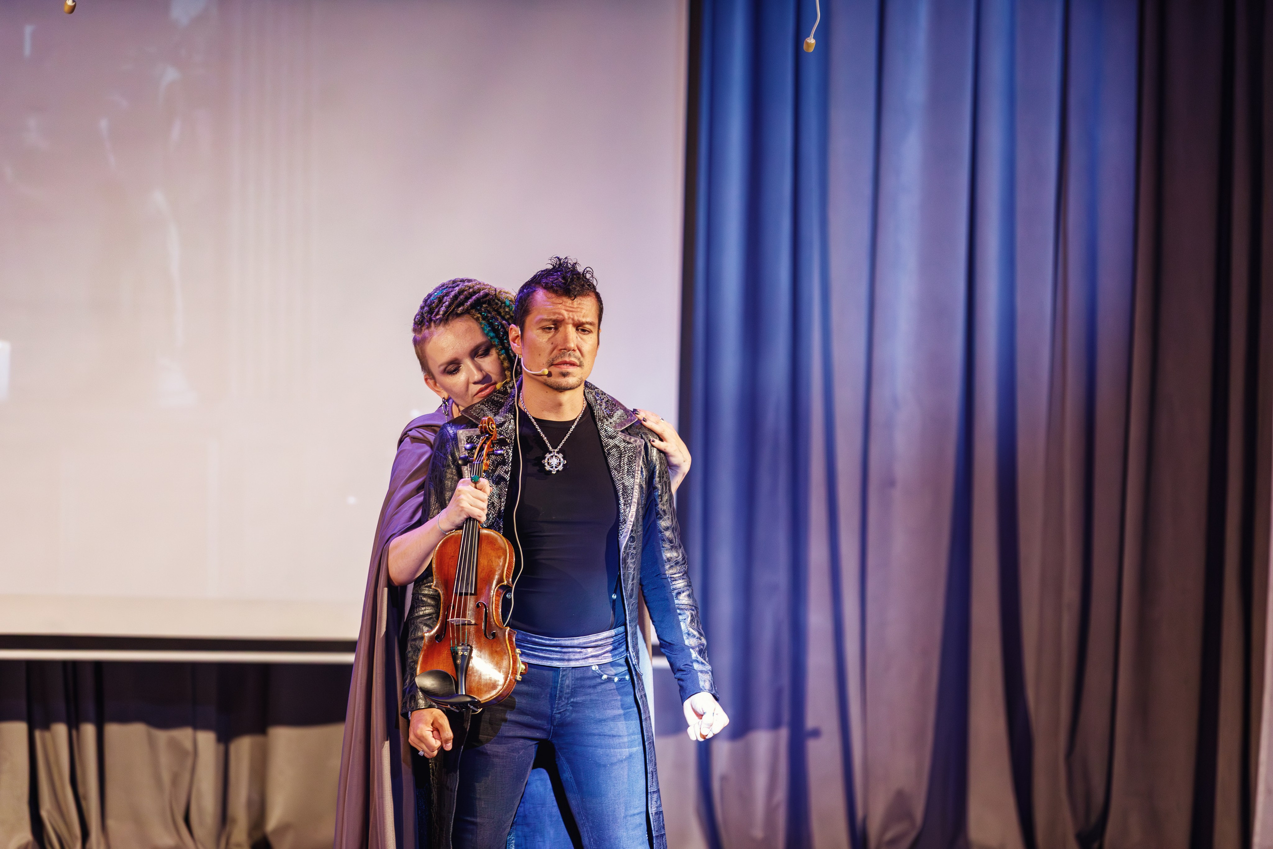 Мюзикл. Скрипка Паганини. Бэкстейдж. Фотограф портретист в Троицке и Москве Иван Парусиди