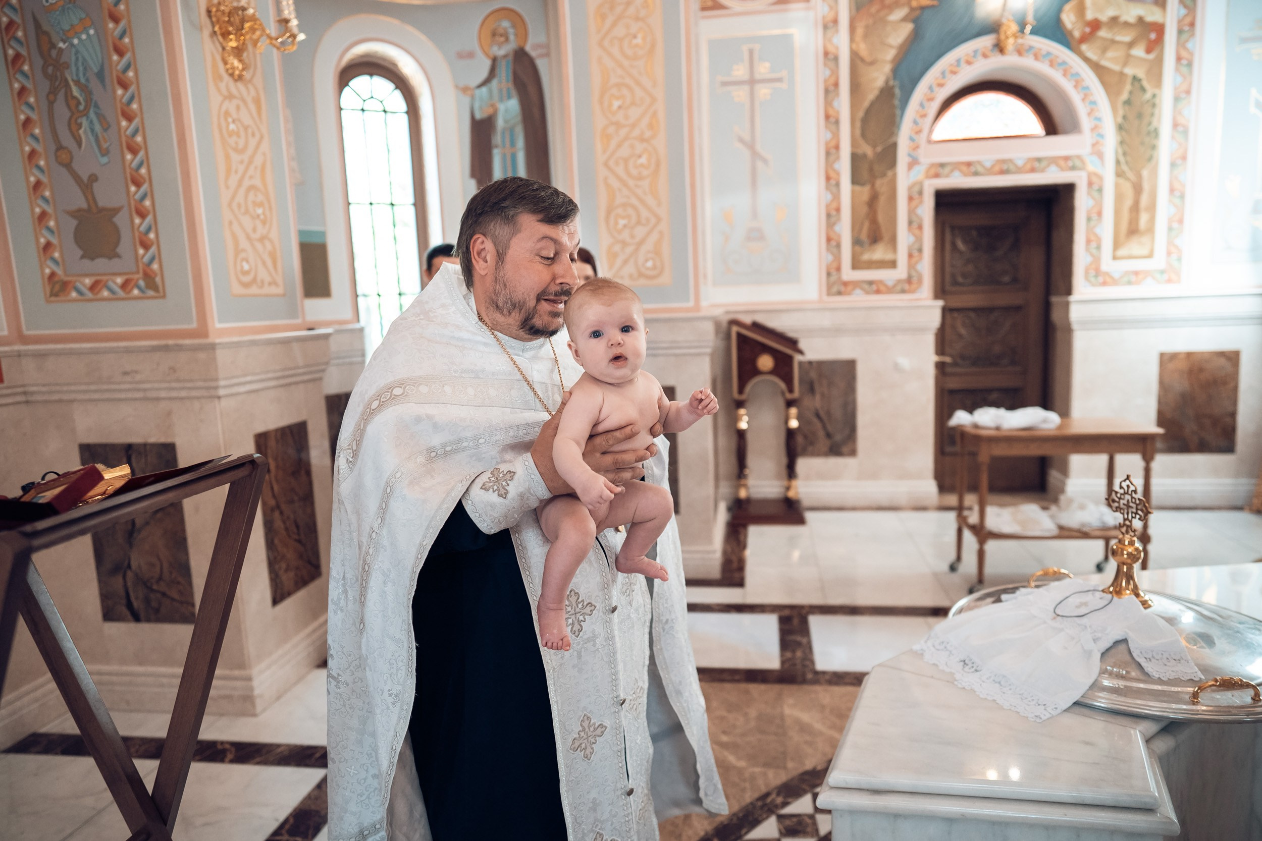 Крещение в Александро-Невском соборе Симферополь. Церковный фотограф Севастополь