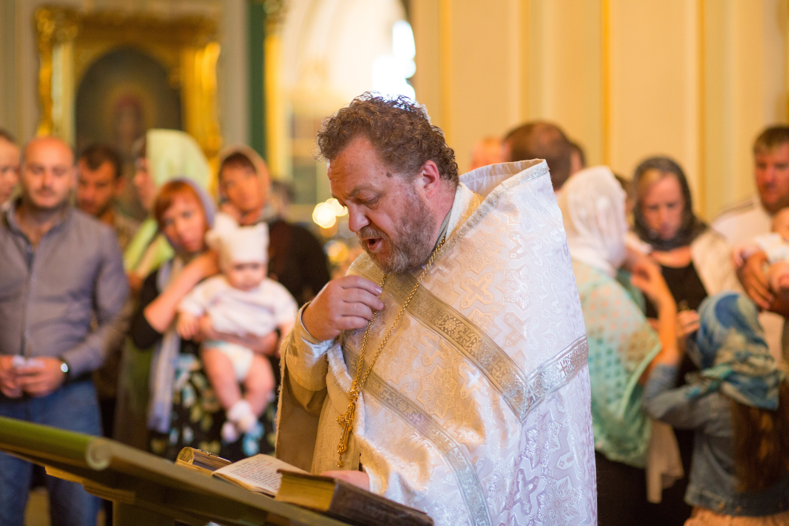 Крещение Олега. Фотограф Александр Заломаев