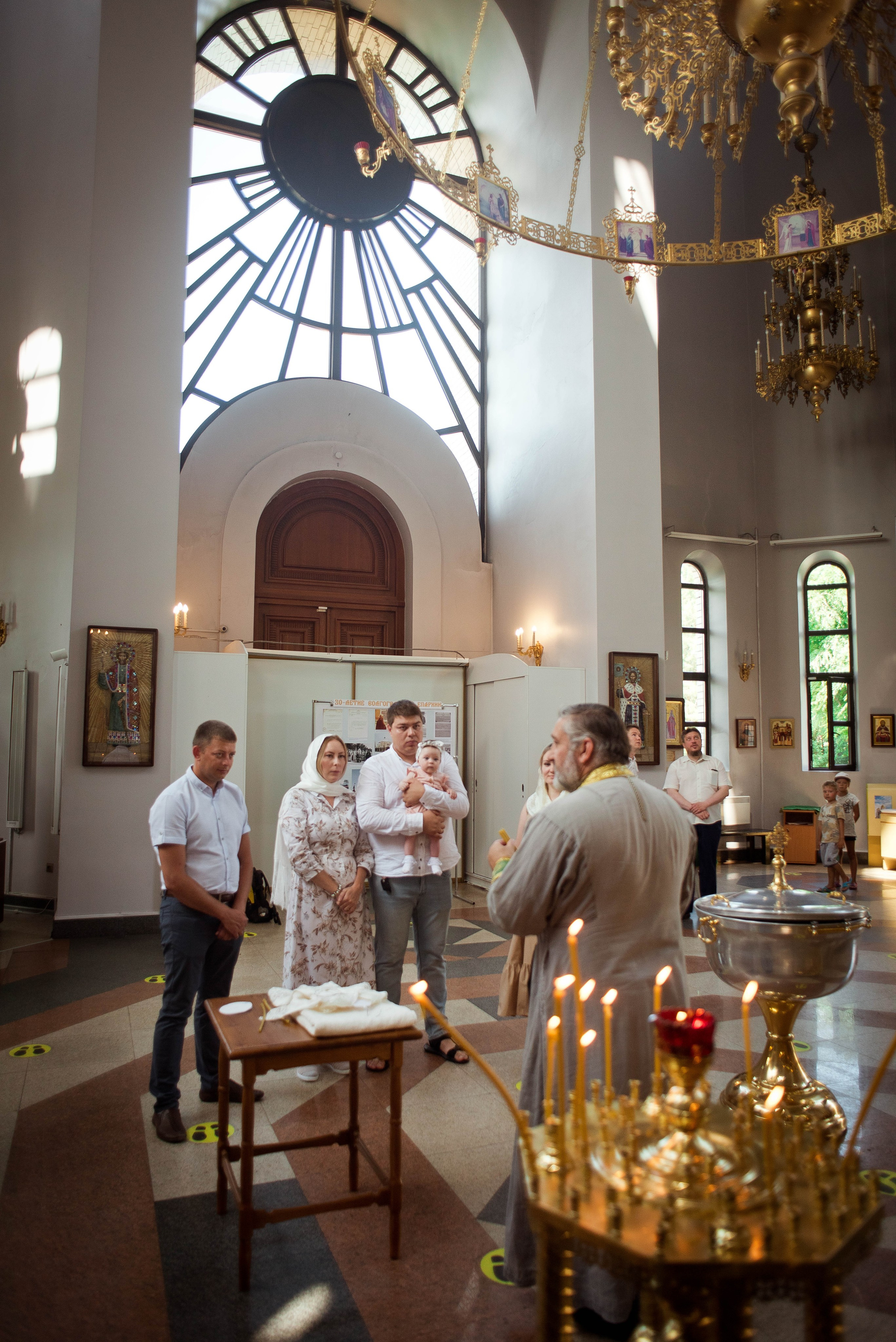 Крещение Варвары. Свадебный и семейный фотограф Яна Стражева. Волгоград, Москва