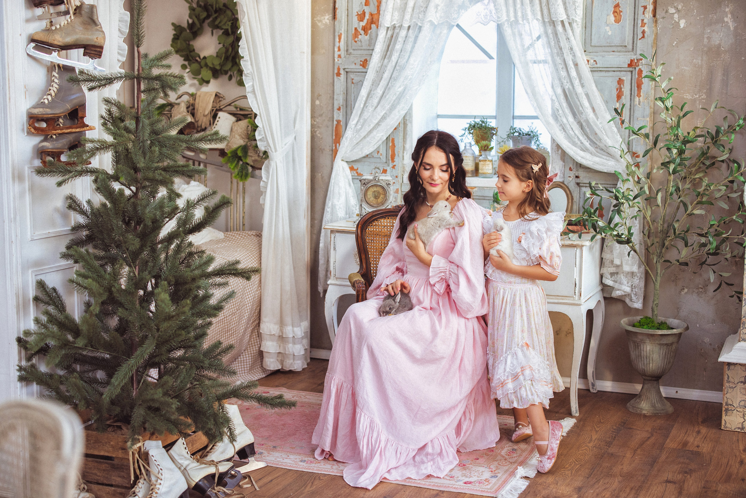 Новый год в стиле «ВИНТАЖ» 2023-2024. Семейный и детский фотограф в Краснодаре Анна Трашкова