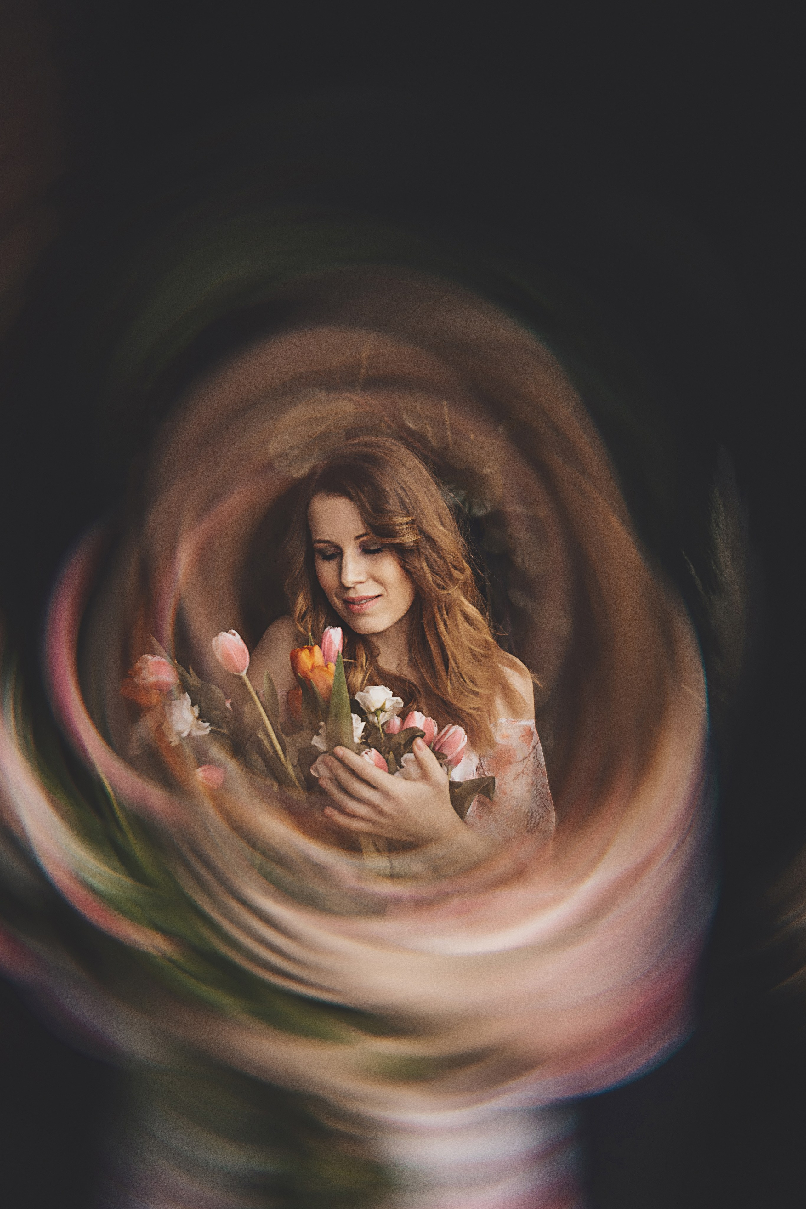 Весенняя Фотосессия в студии. Семейный и женский фотограф в Москве Надежда Воробьева