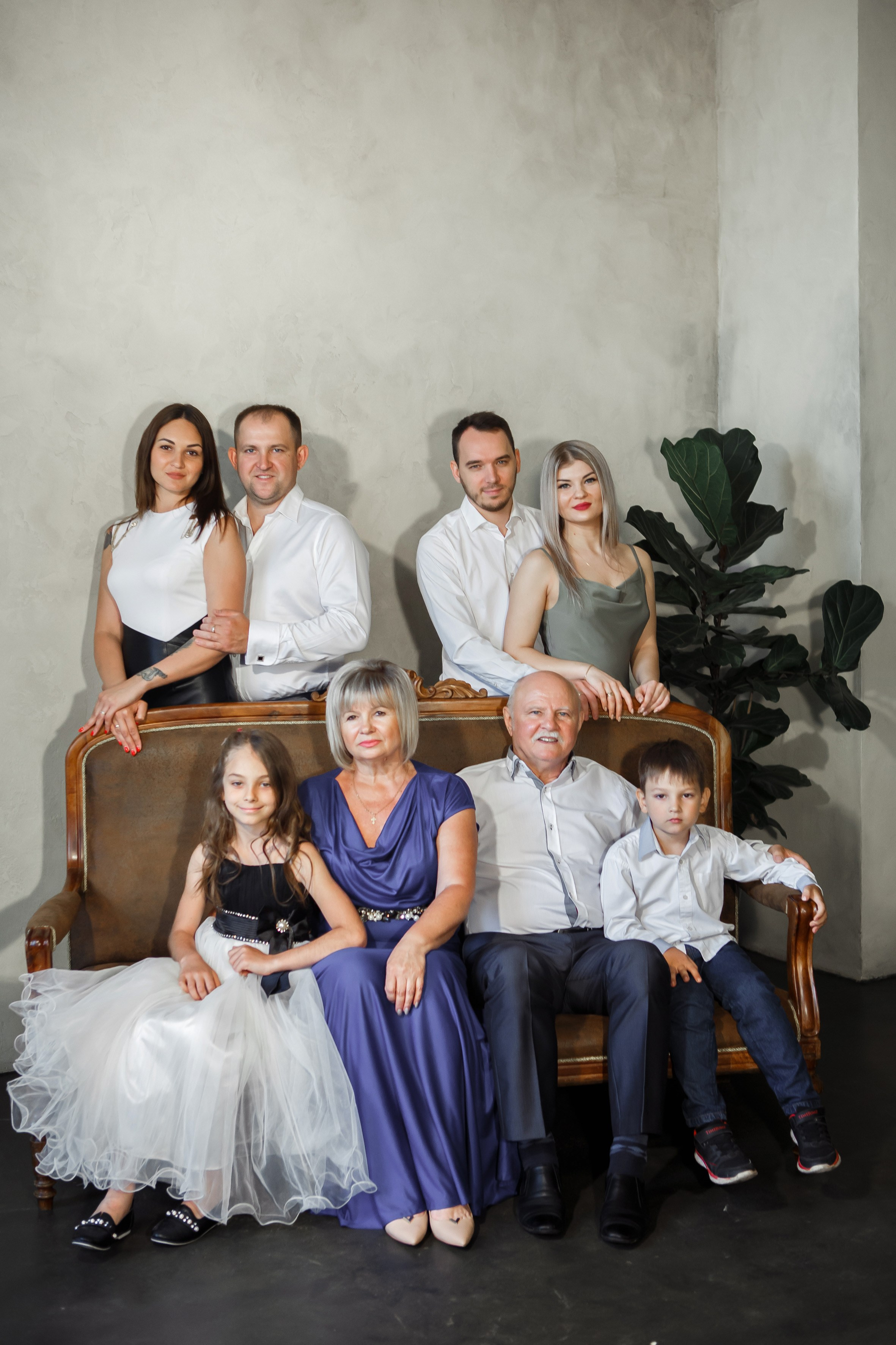 Очень большая семья, личные и парные портреты. Свадебный и портретный Фотограф в Липецке Дмитрий Котюков