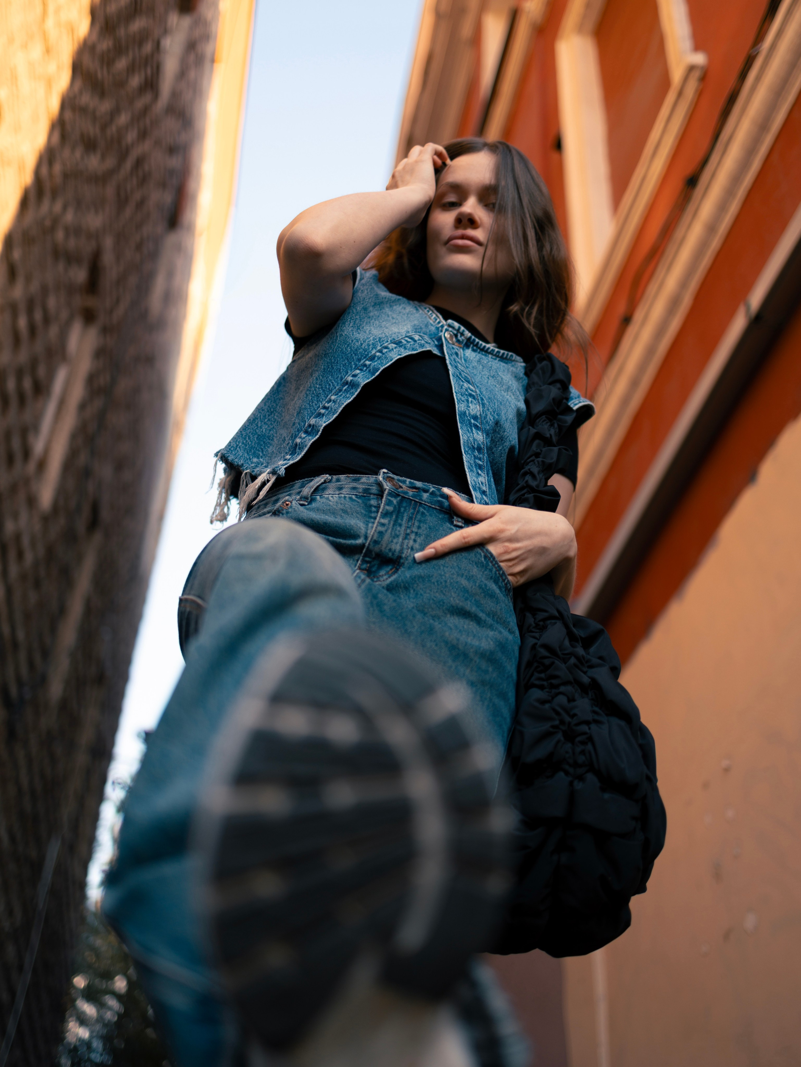 Богиня денима в городе. ElizabetArt — фотограф в Воронеже Елизавета Хлусова