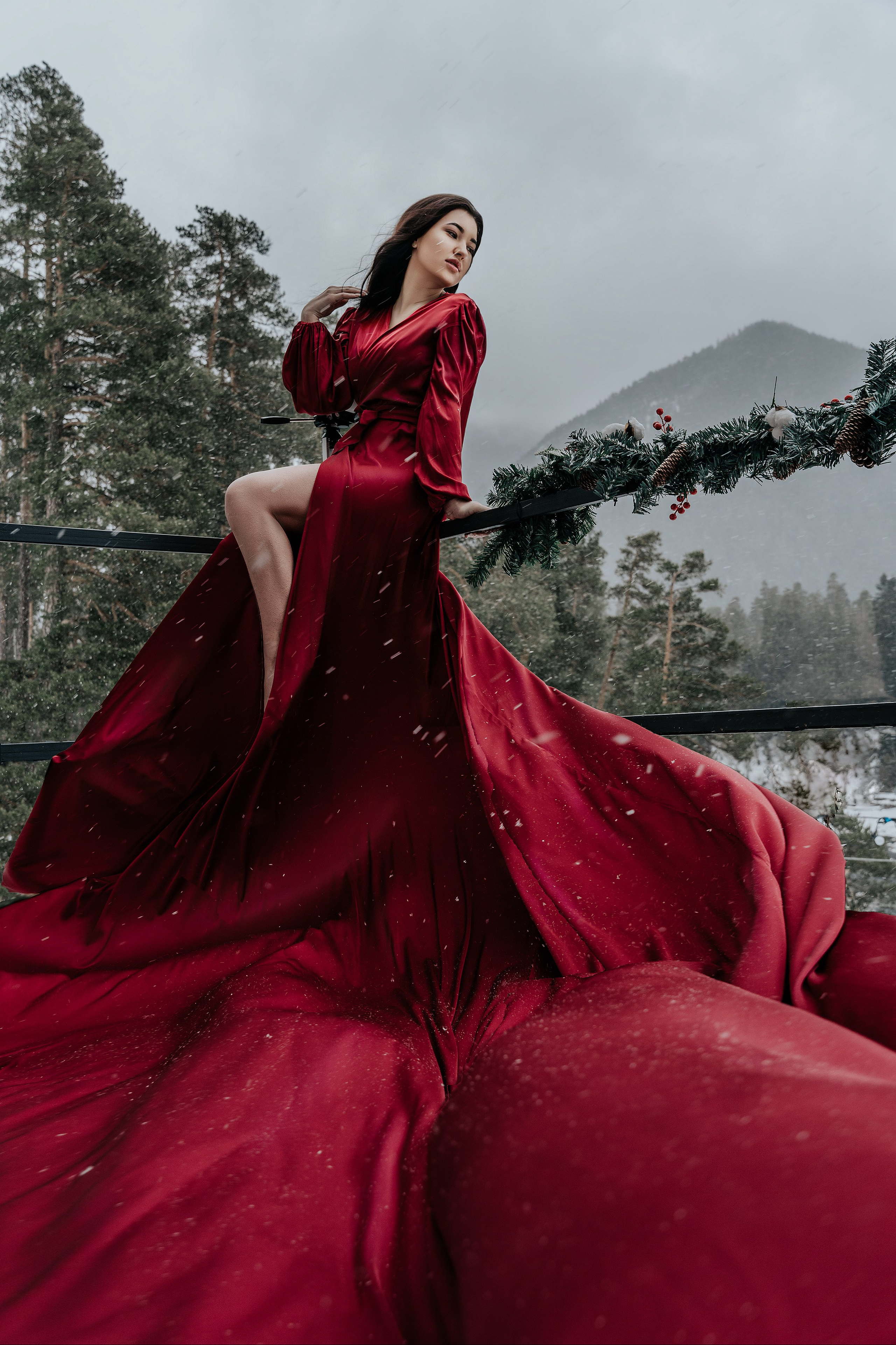 Съёмки в горах. Фотограф Диана Семенова