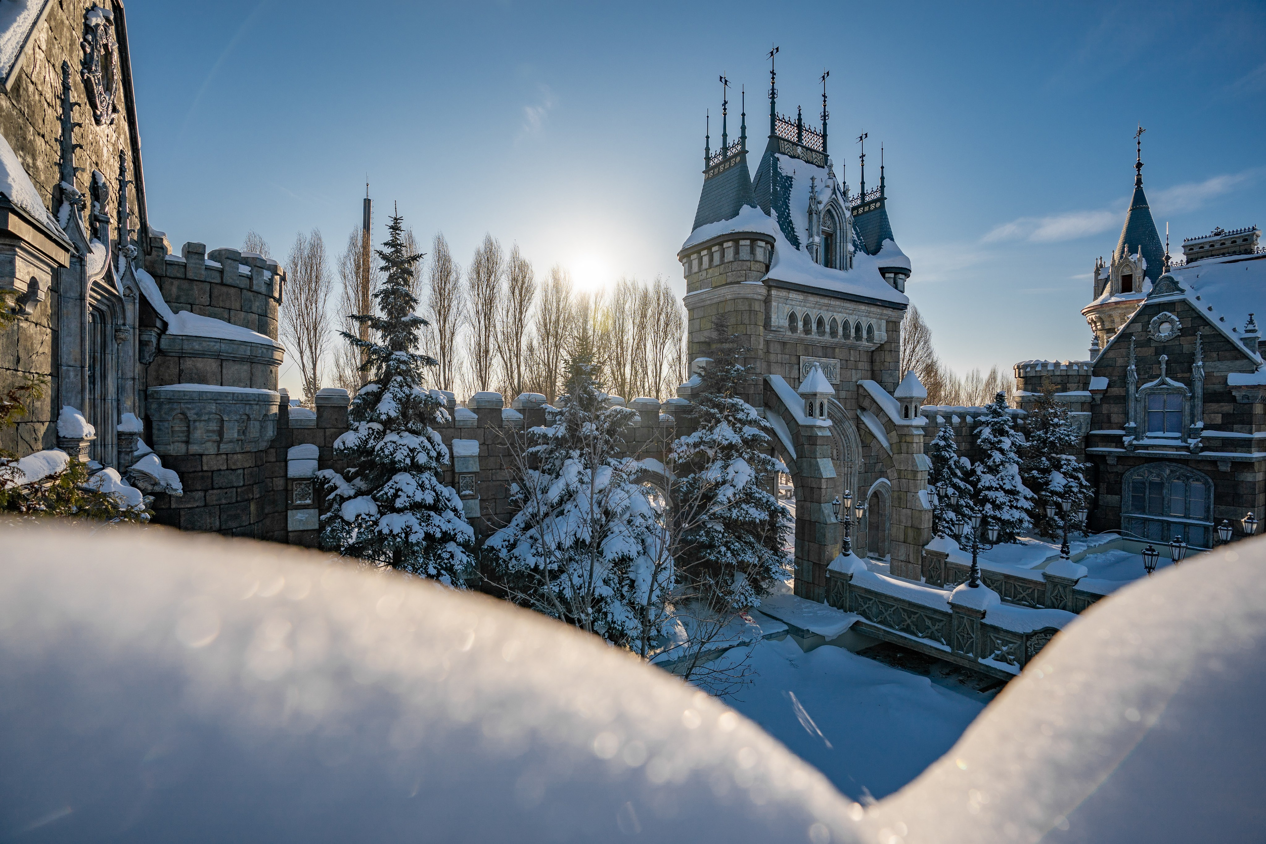 Новогодняя фотосессия в Замке Гарибальди. Фотограф Батурин Денис — Фотосессия в Замке Гарибальди