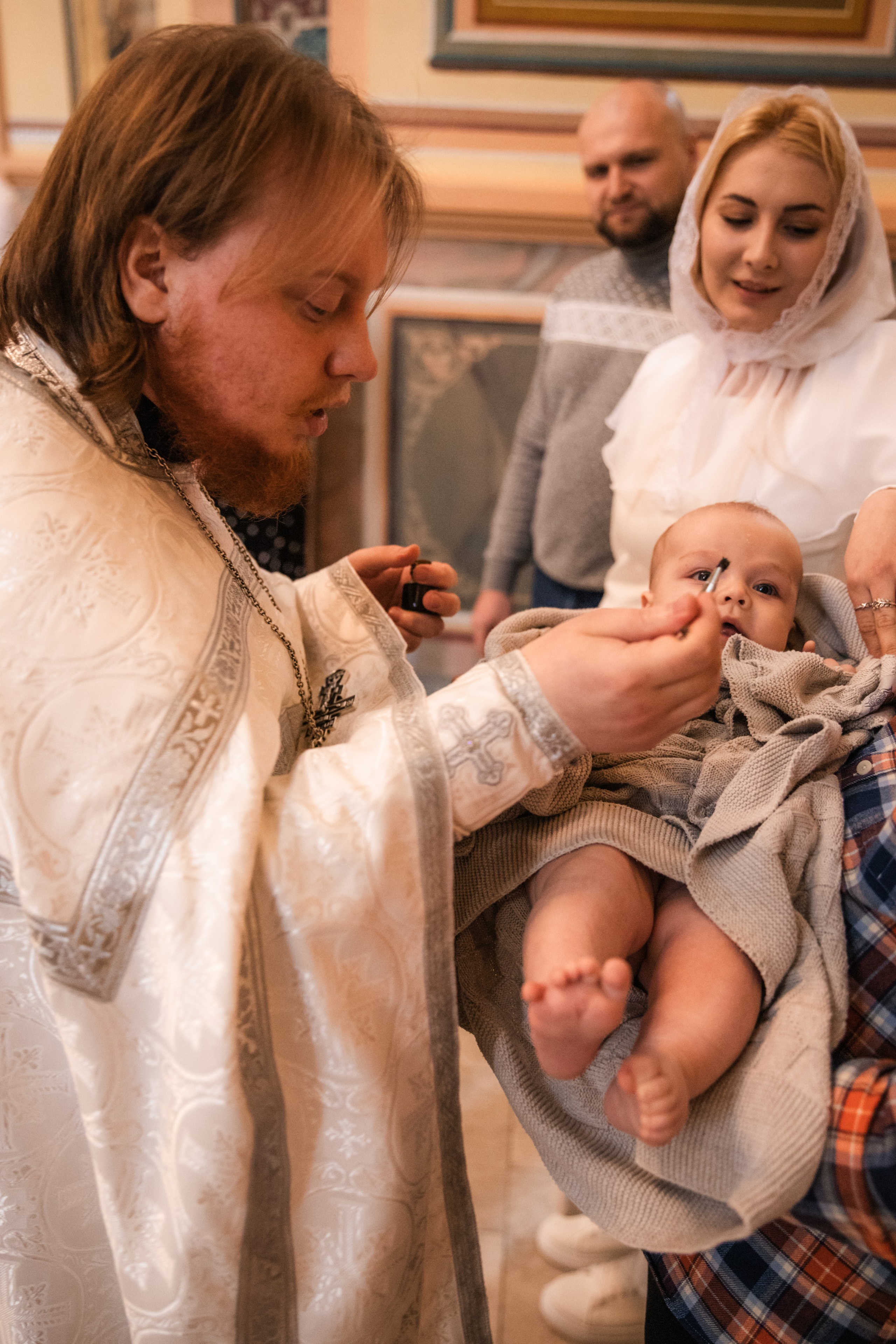 Крещение Андрея. Семейный фотограф документалист в Пензе Лопатинская Татья