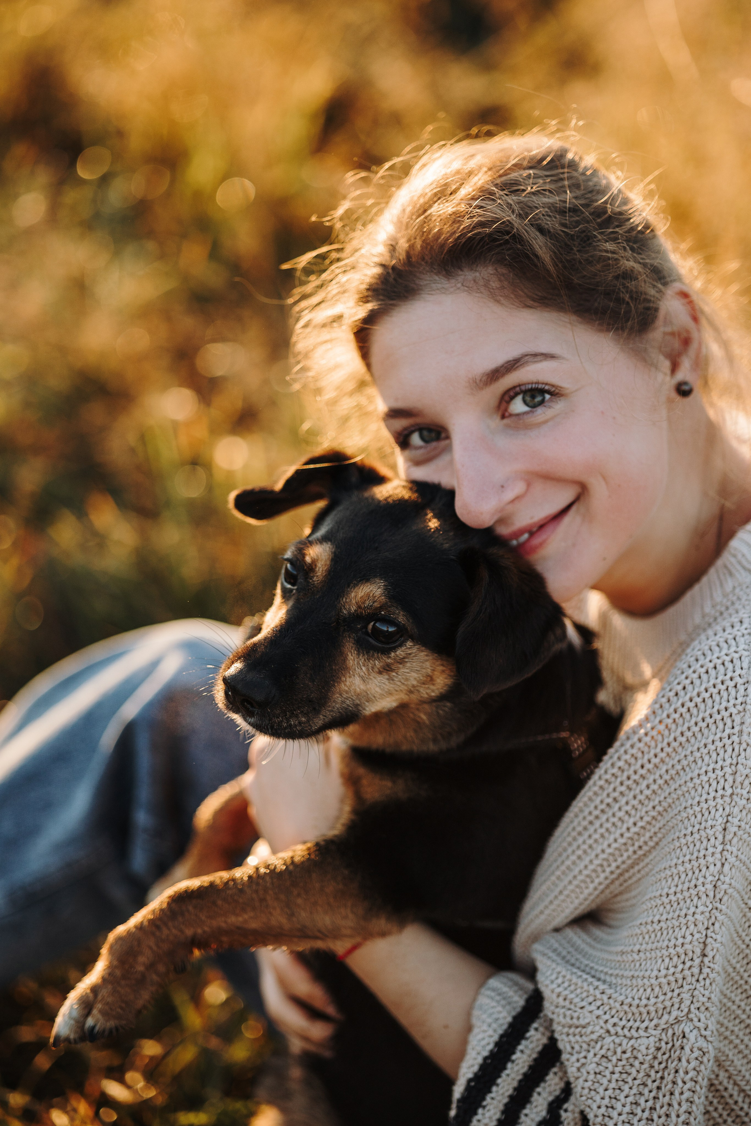 Ольга и Рекс. Фотограф — Анималист | Санкт-Петербург