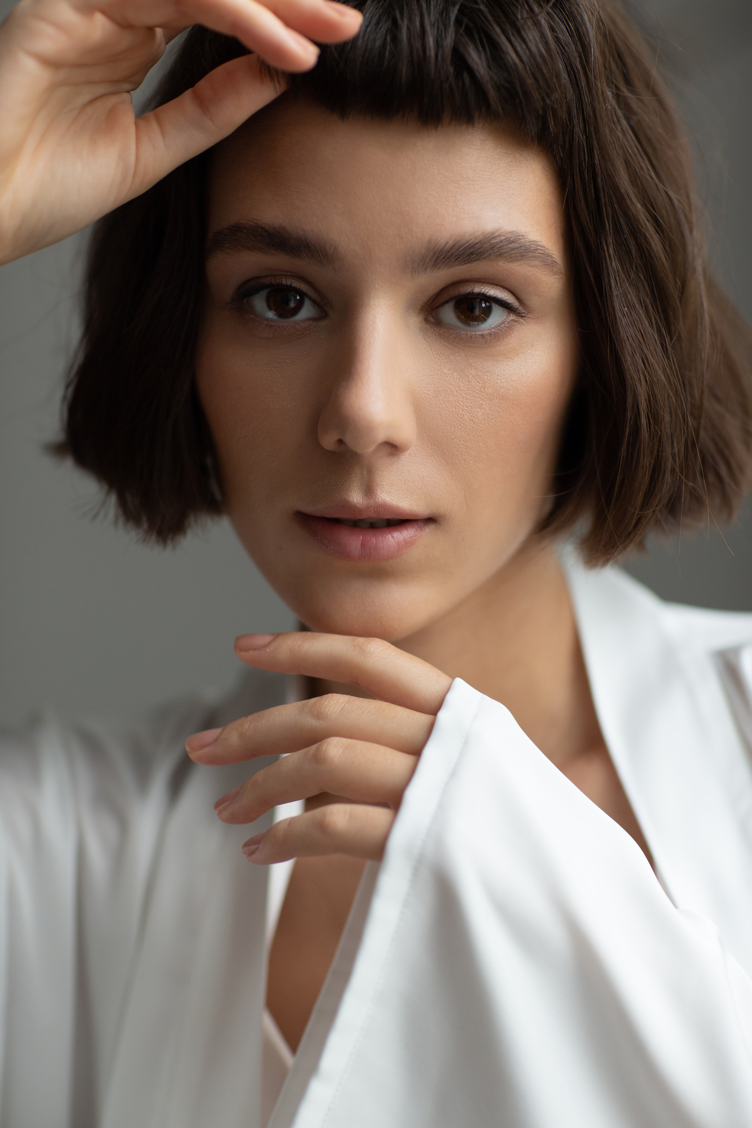 свадебный портрет невесты крупным планом