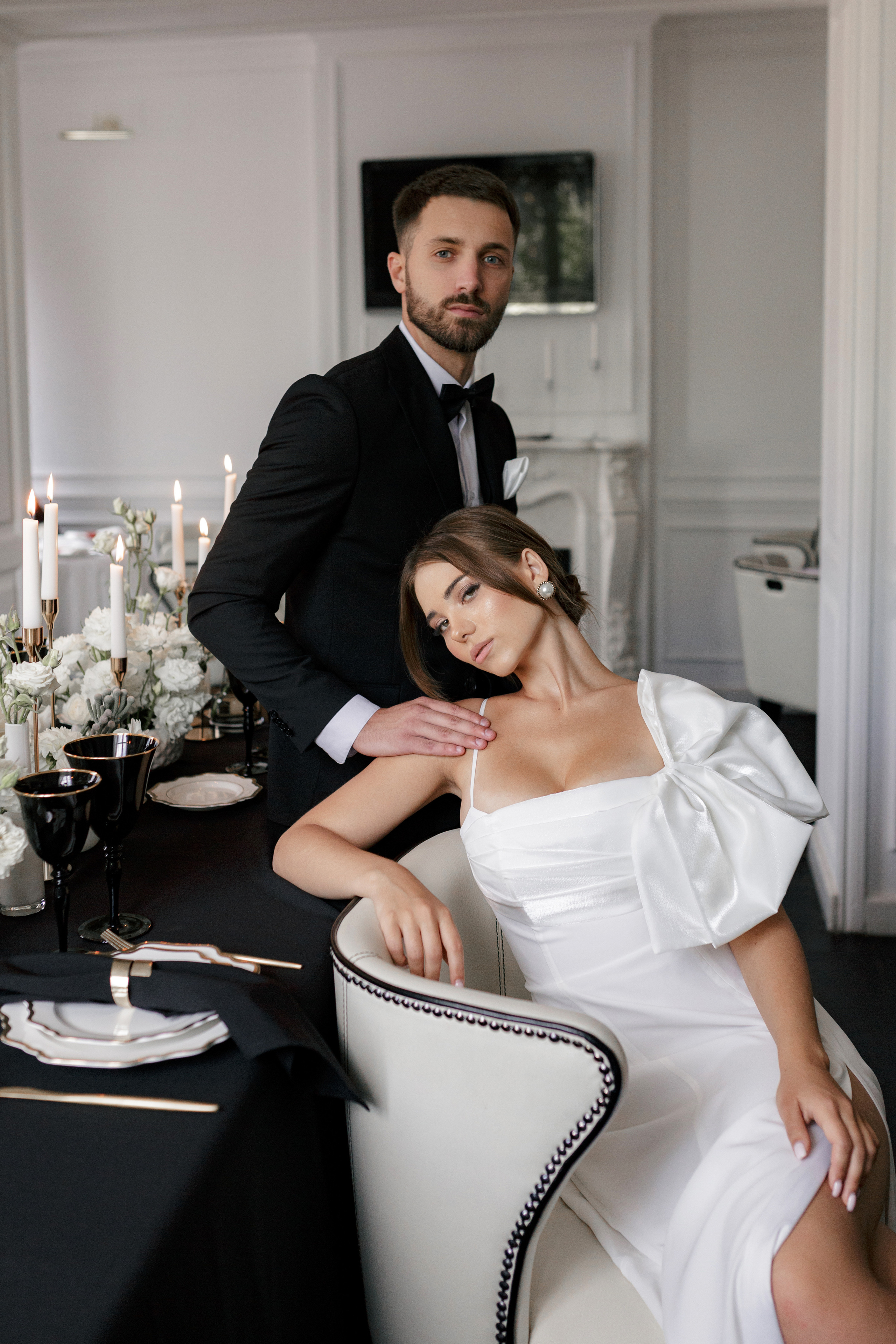 Фото свадебных сборов жениха с невестой в Гранд Отель Екатеринодар в Краснодаре