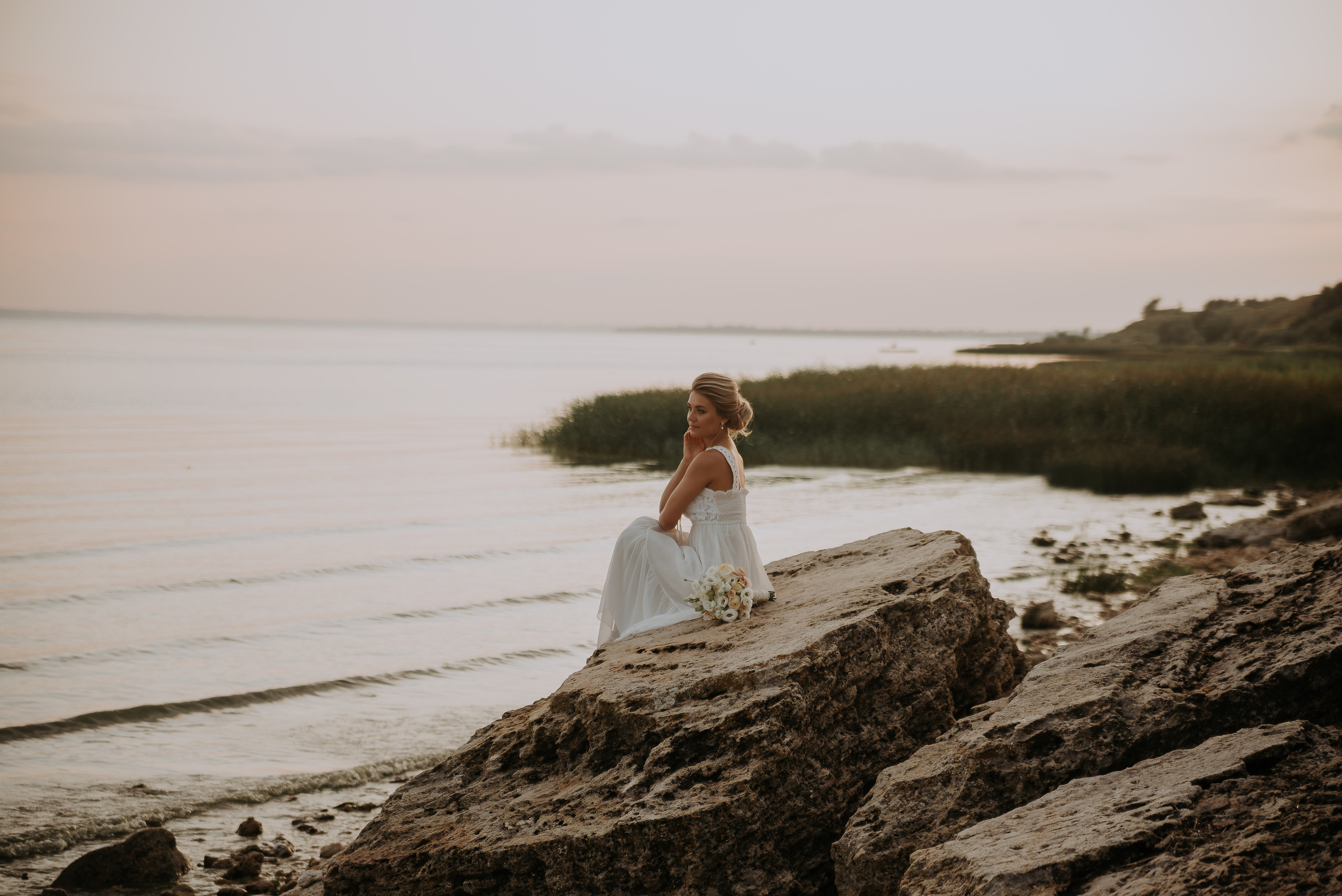 Морское лав стори Юли и Макса. Свадебный фотограф в Ростове Александра Груздева