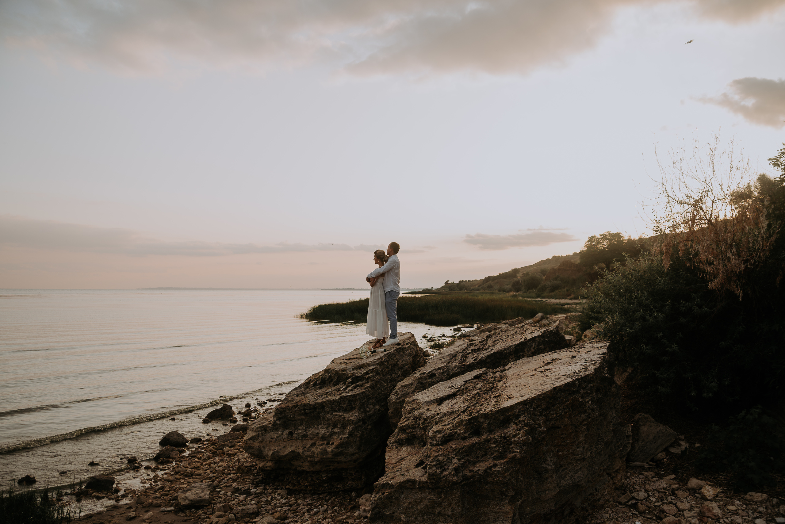 Морское лав стори Юли и Макса. Свадебный фотограф в Ростове Александра Груздева