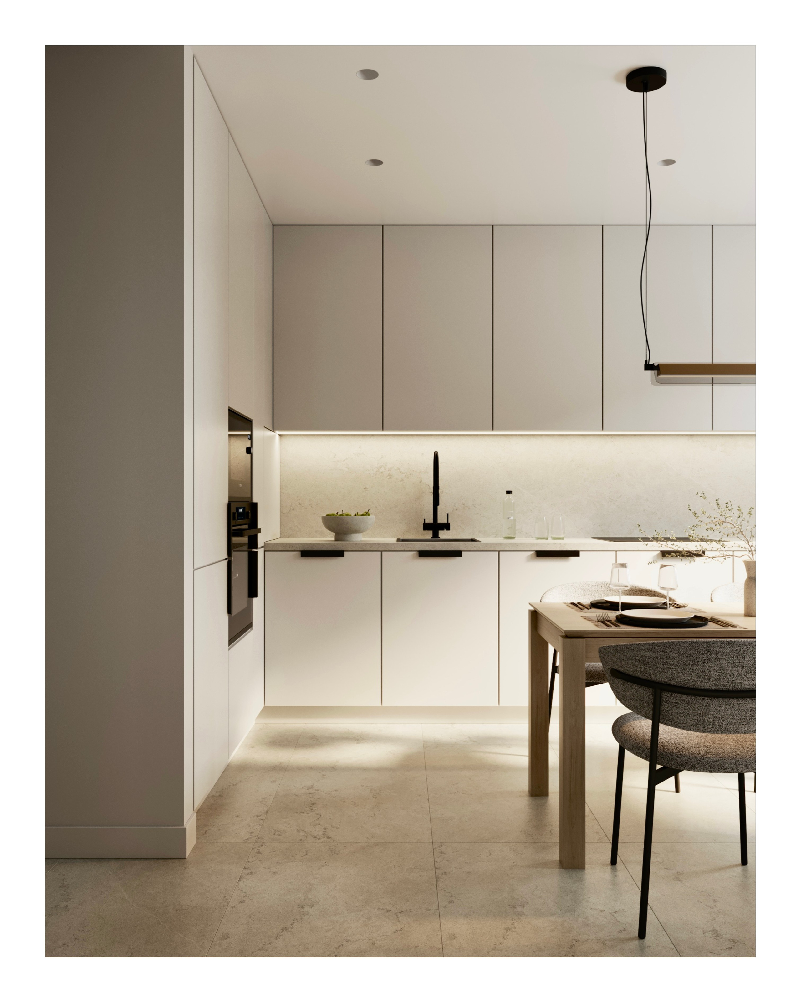 Light minimalistic interior 2. Cg artist Shchapov Dmitry