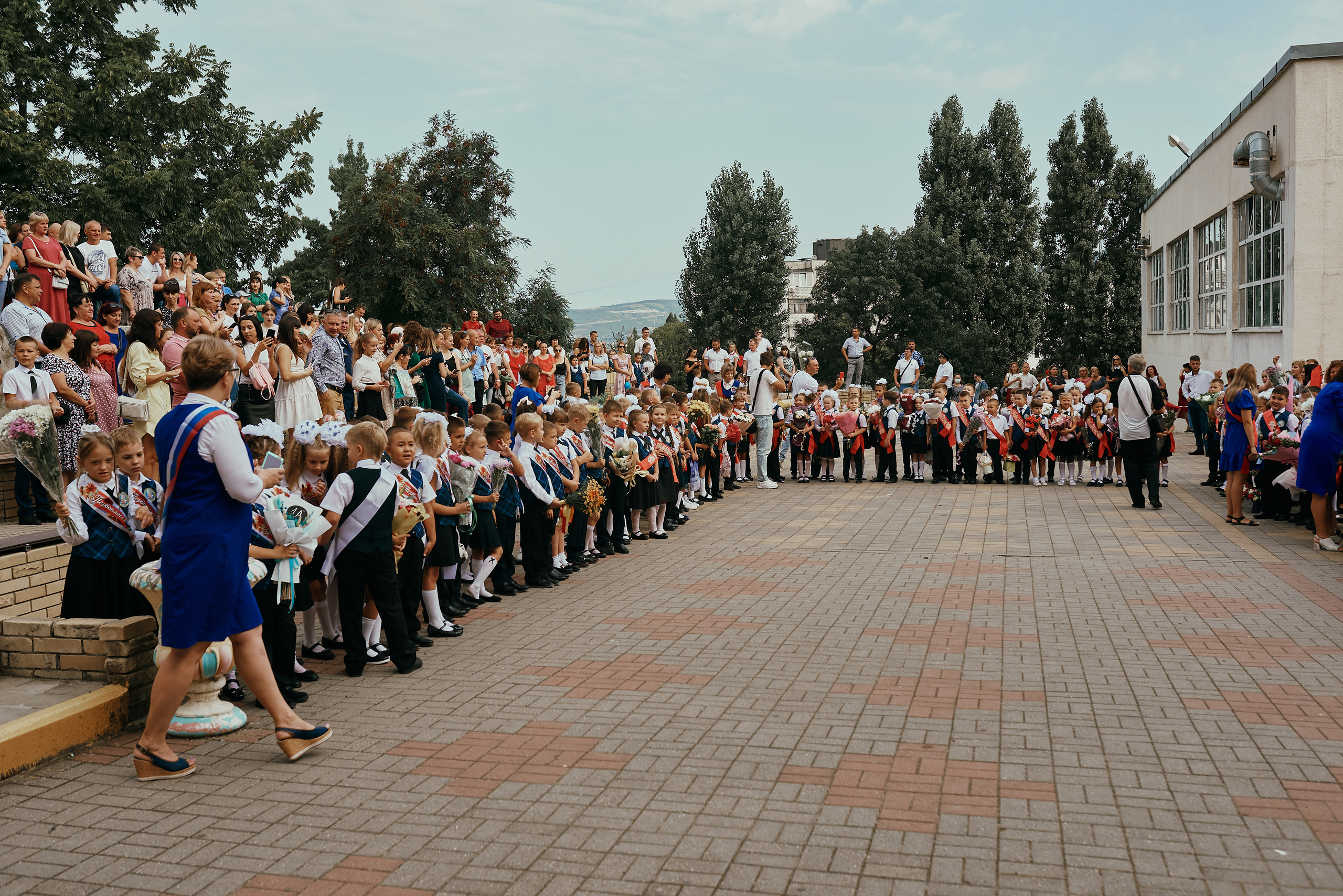 1 сентября первоклассницы. Фотограф в Новороссийске Алина Барабохина