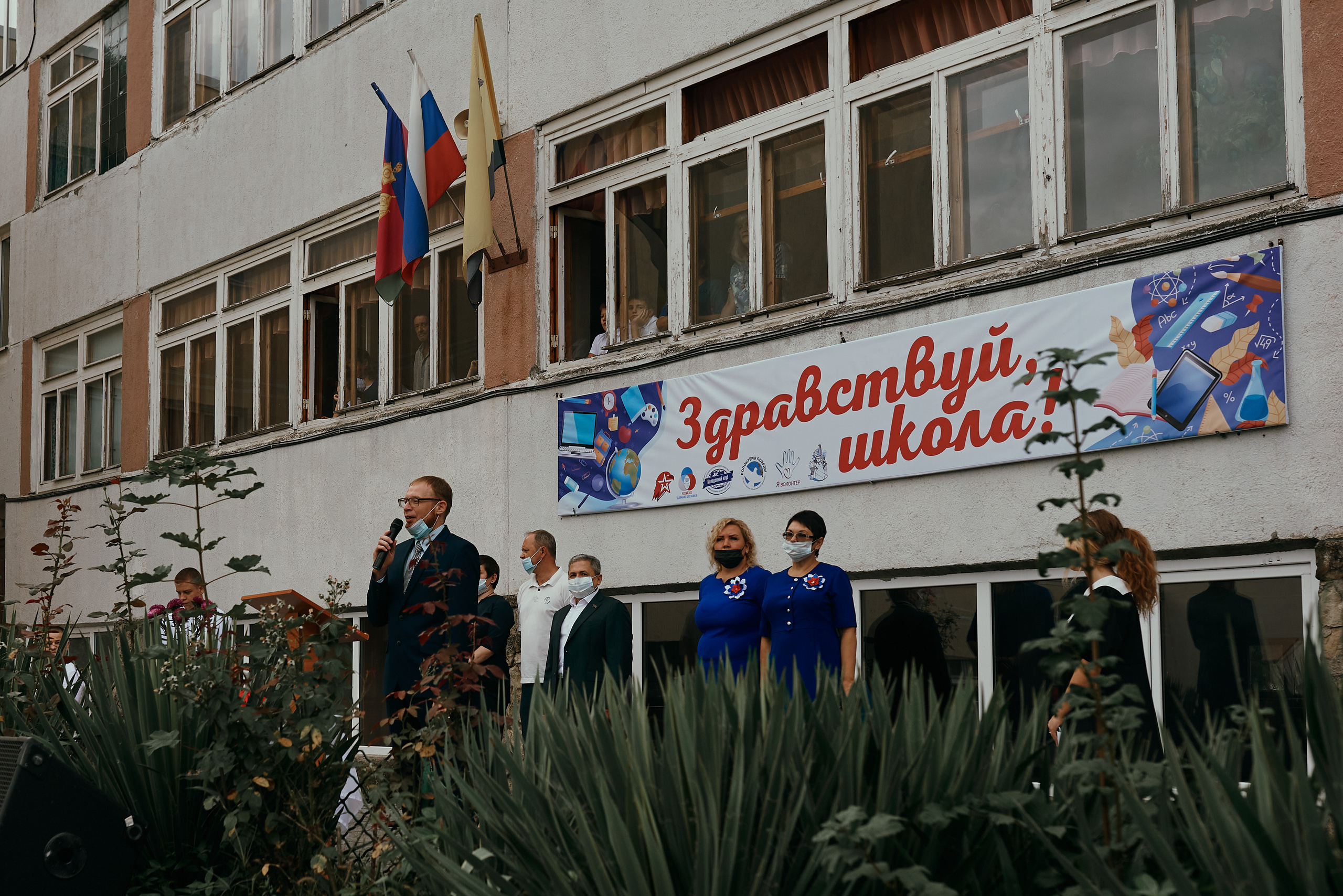 1 сентября первоклассницы. Фотограф в Новороссийске Алина Барабохина