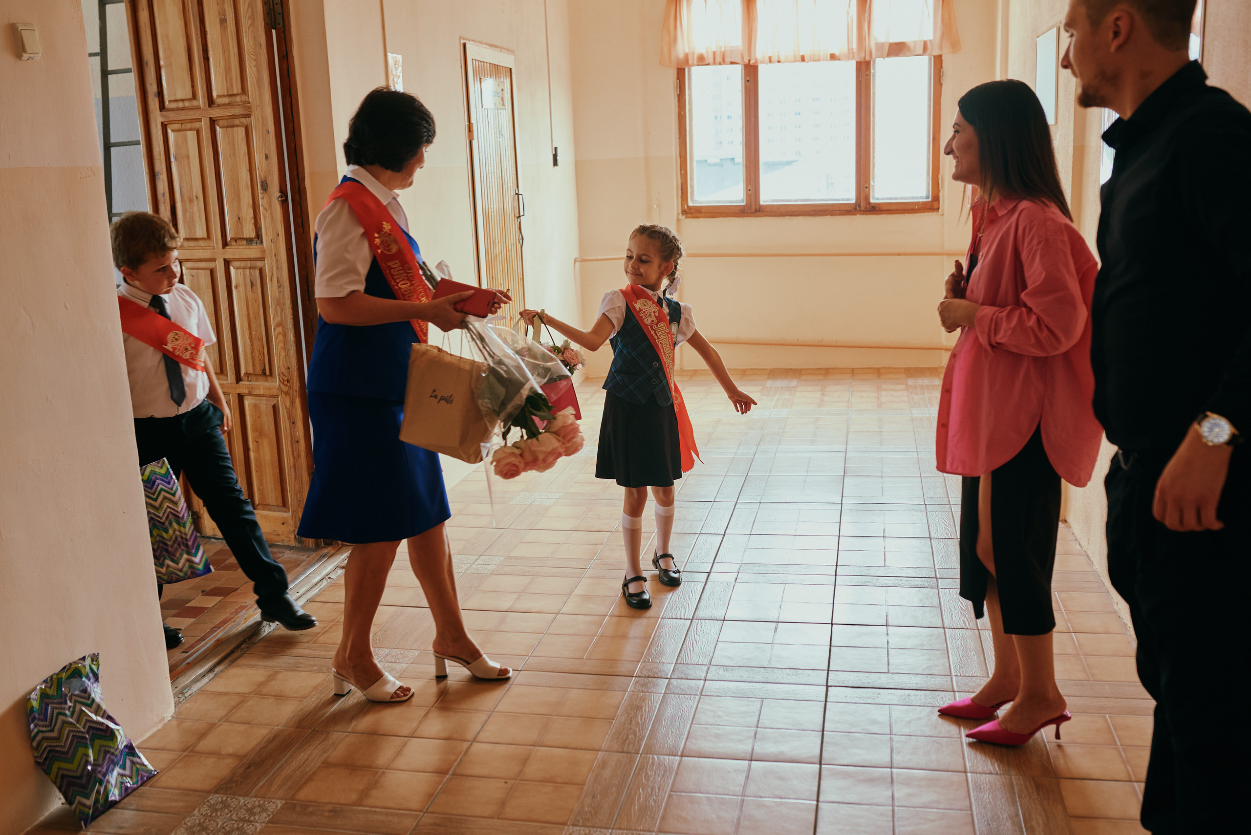 1 сентября первоклассницы. Фотограф в Новороссийске Алина Барабохина