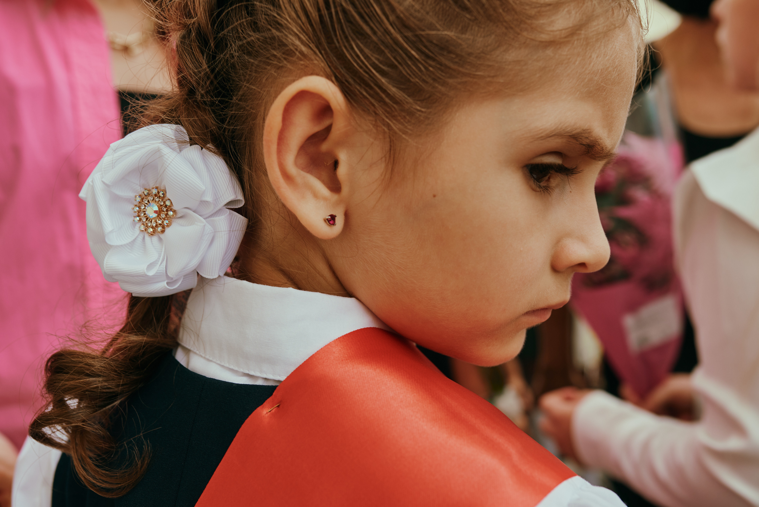 1 сентября первоклассницы. Фотограф в Новороссийске Алина Барабохина