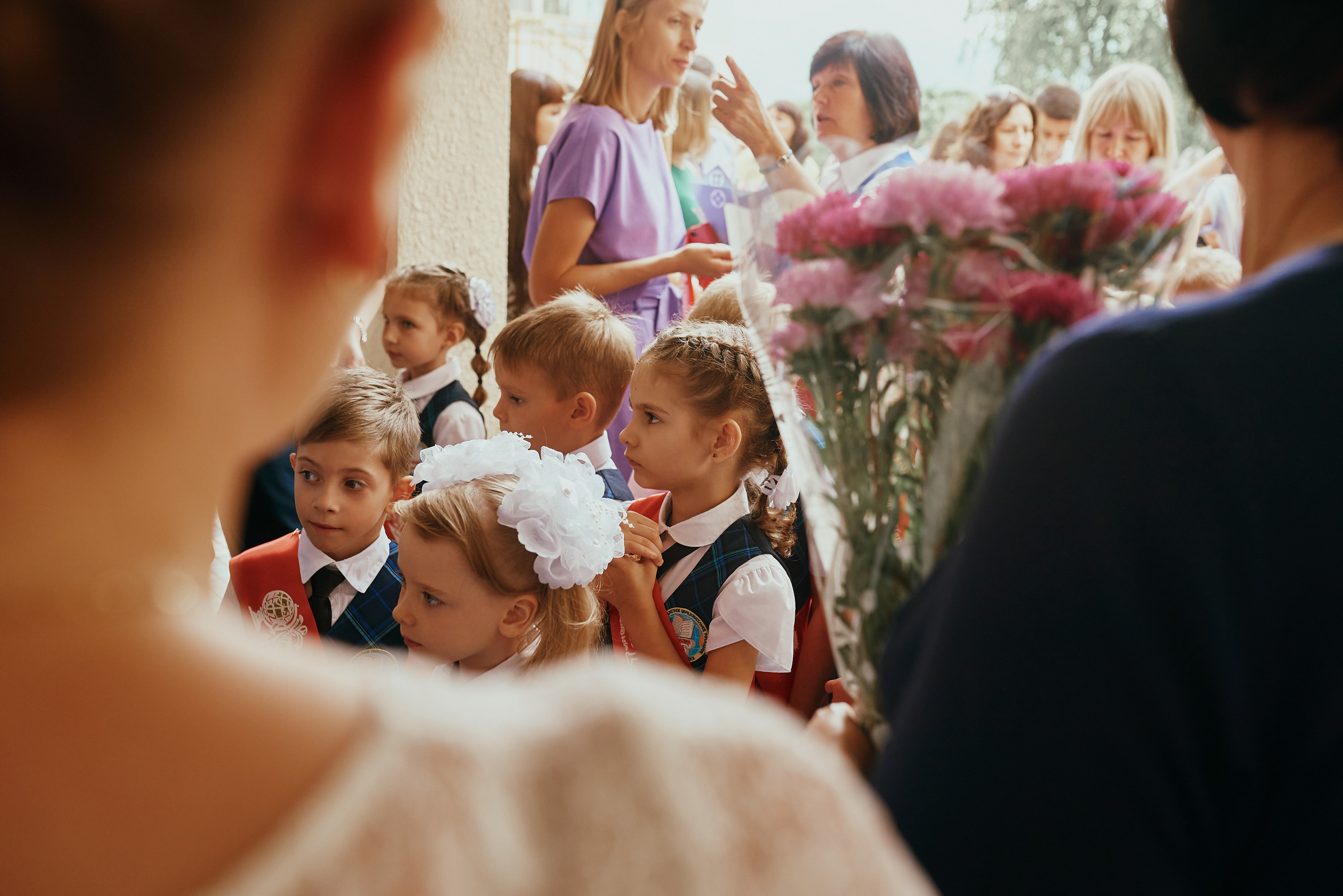 1 сентября первоклассницы. Фотограф в Новороссийске Алина Барабохина