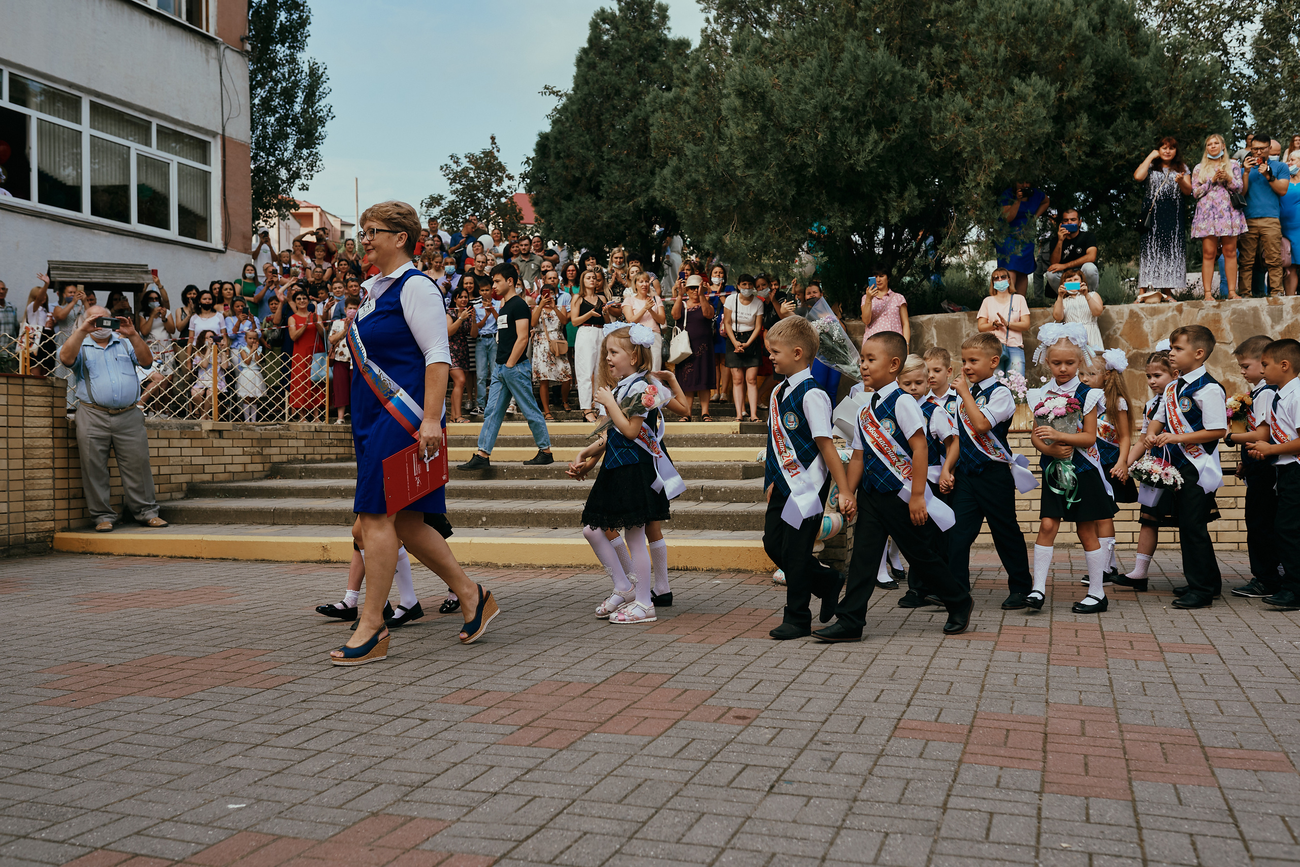 1 сентября первоклассницы. Фотограф в Новороссийске Алина Барабохина