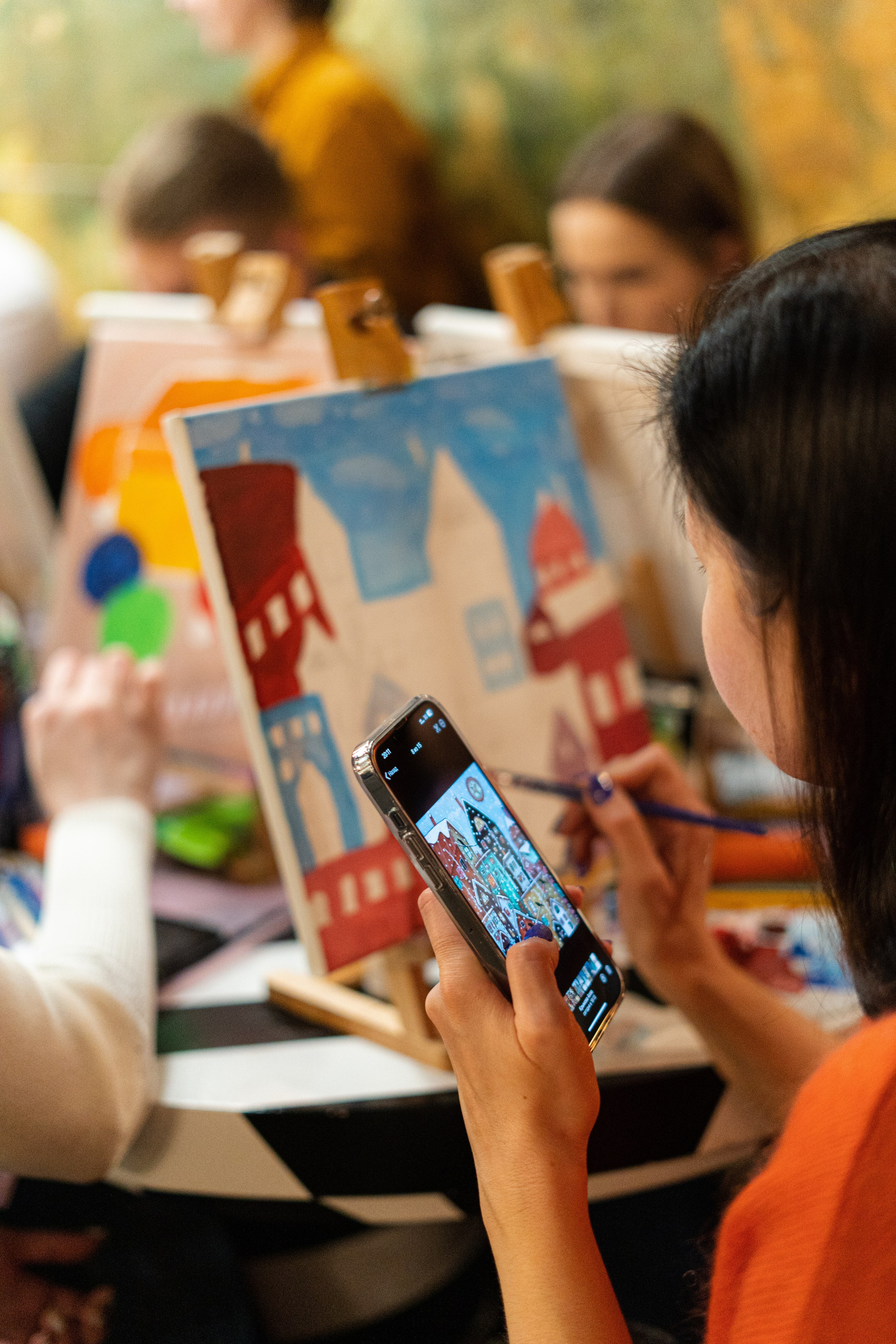 Корпоратив Teach Me Art 2. Портретный фотограф в Москве и Санкт-Петербурге Арина Чех